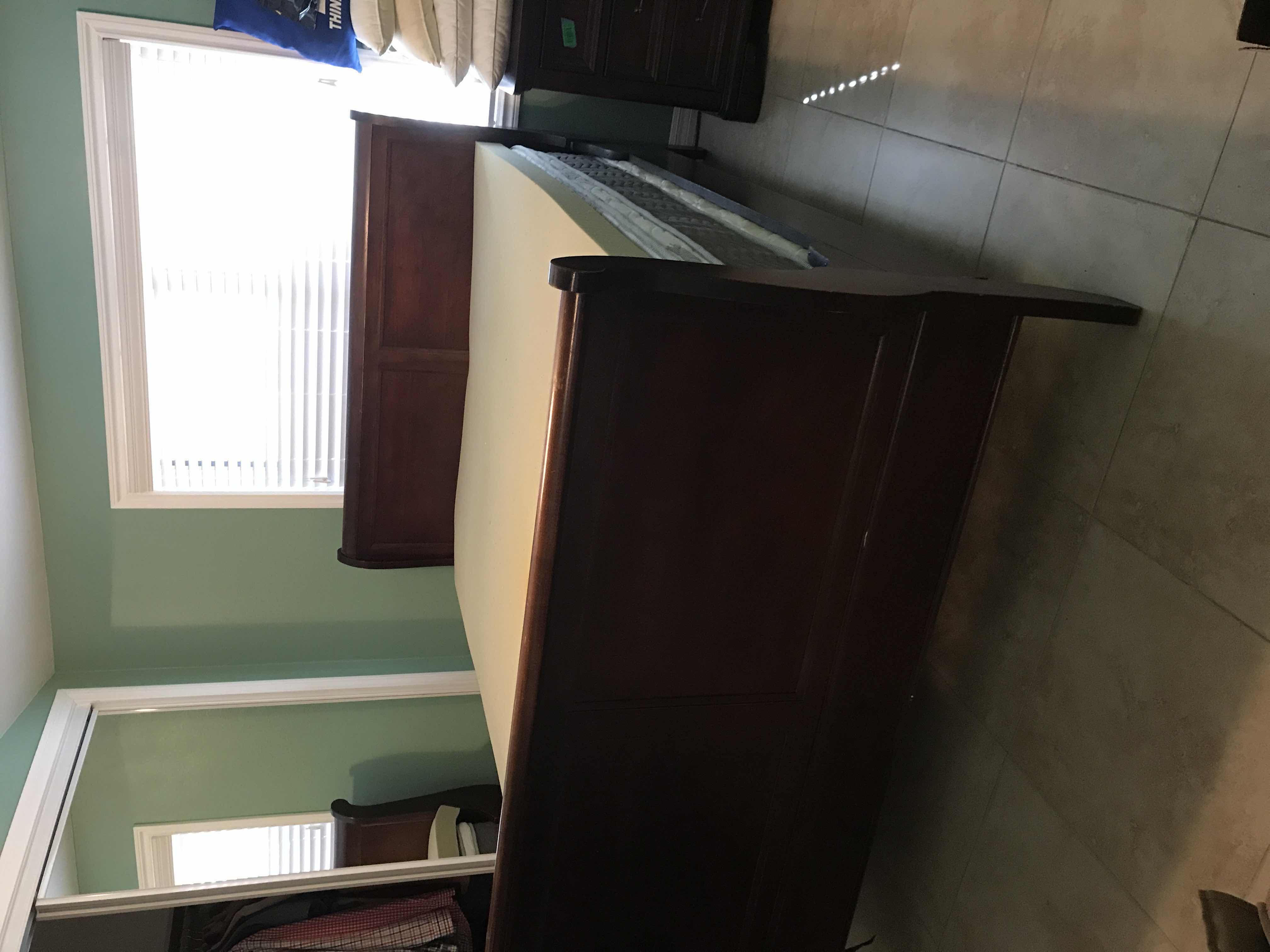 Photo 1 of SOLID WOOD QUEEN SIZE SLEIGH BED FRAME