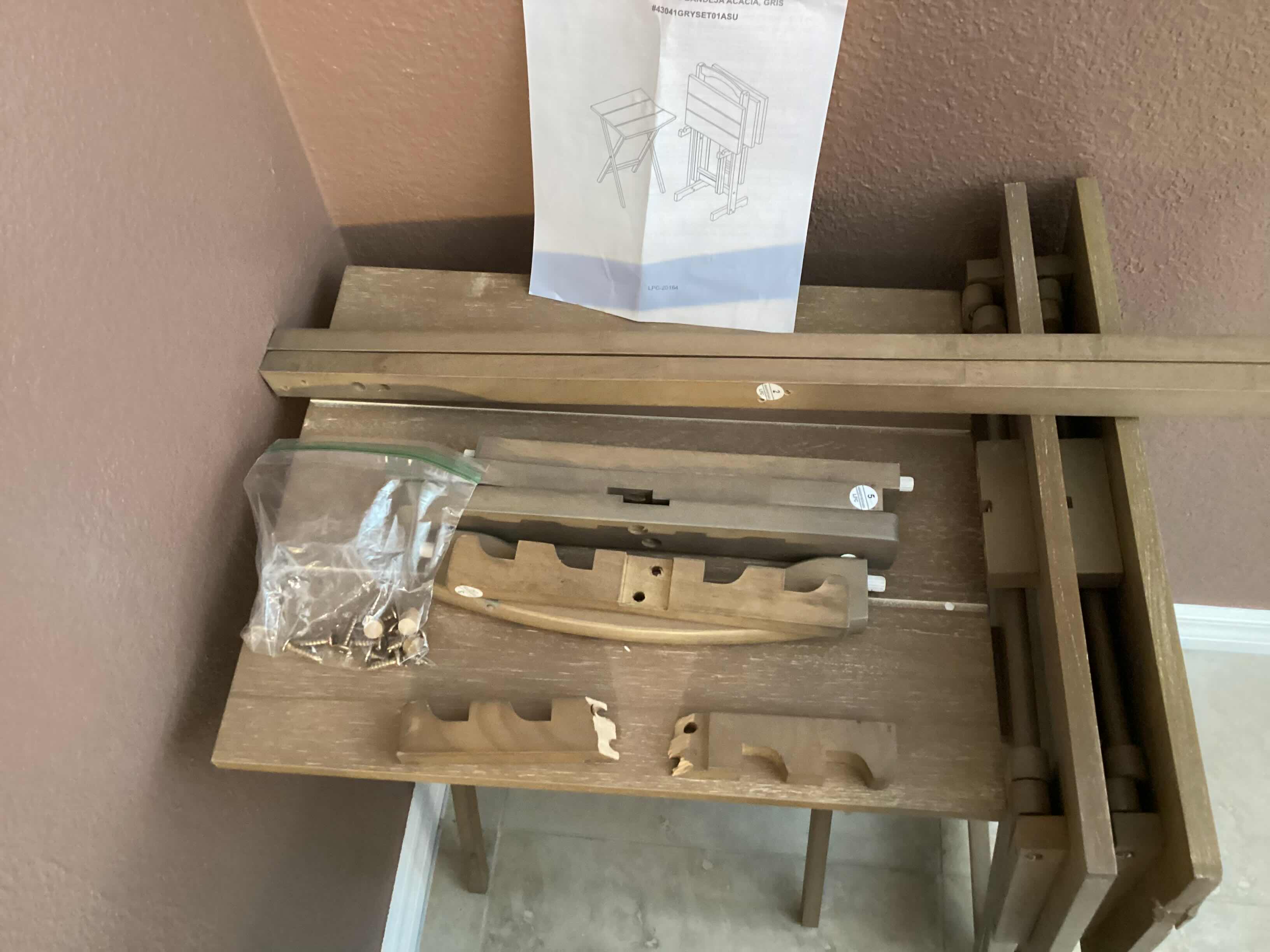 Photo 1 of LINON HOME TABLE TRAYS