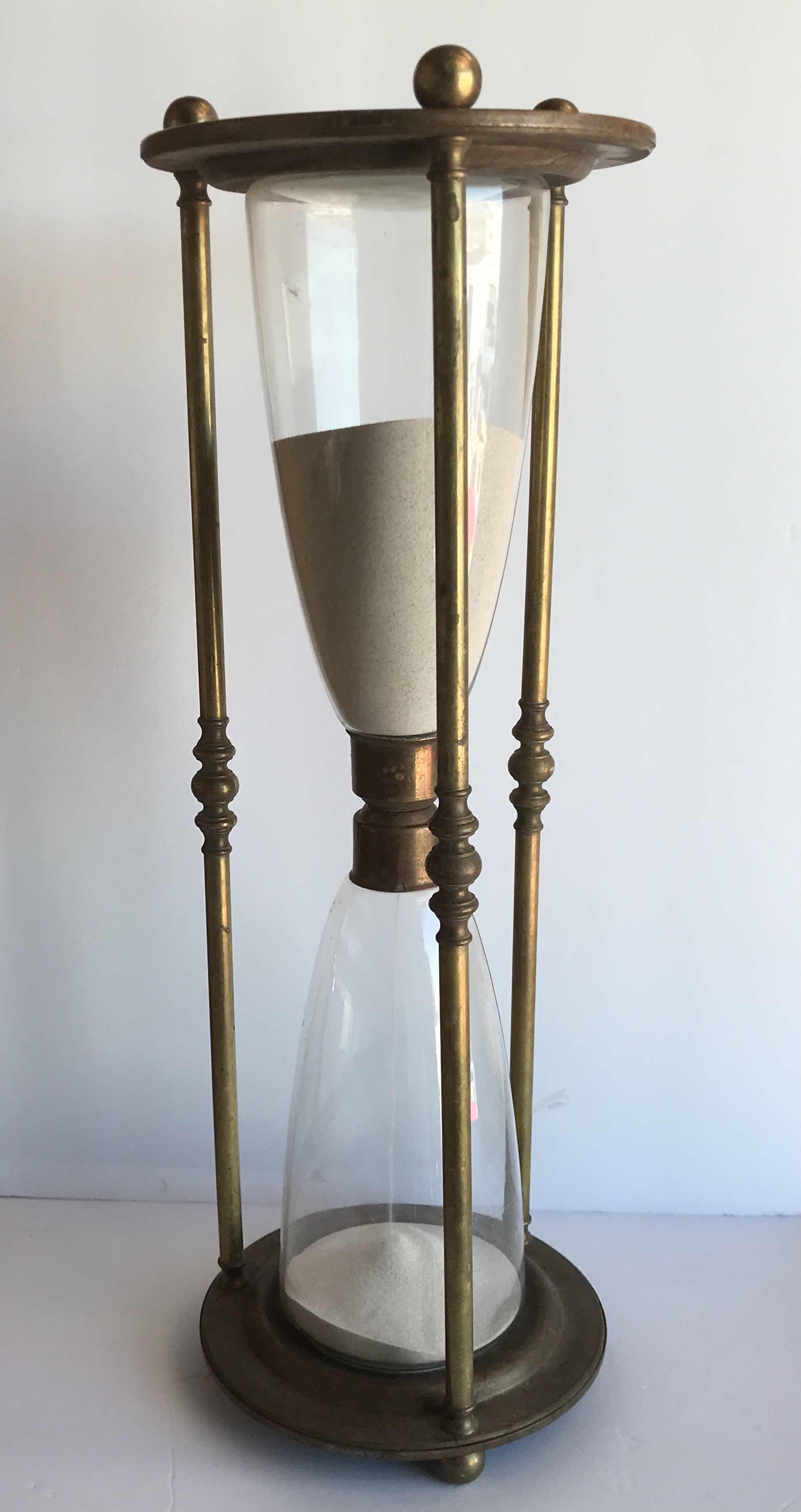 Photo 1 of VINTAGE OVERSIZED BRASS TRADITIONAL TIMER H- 24”