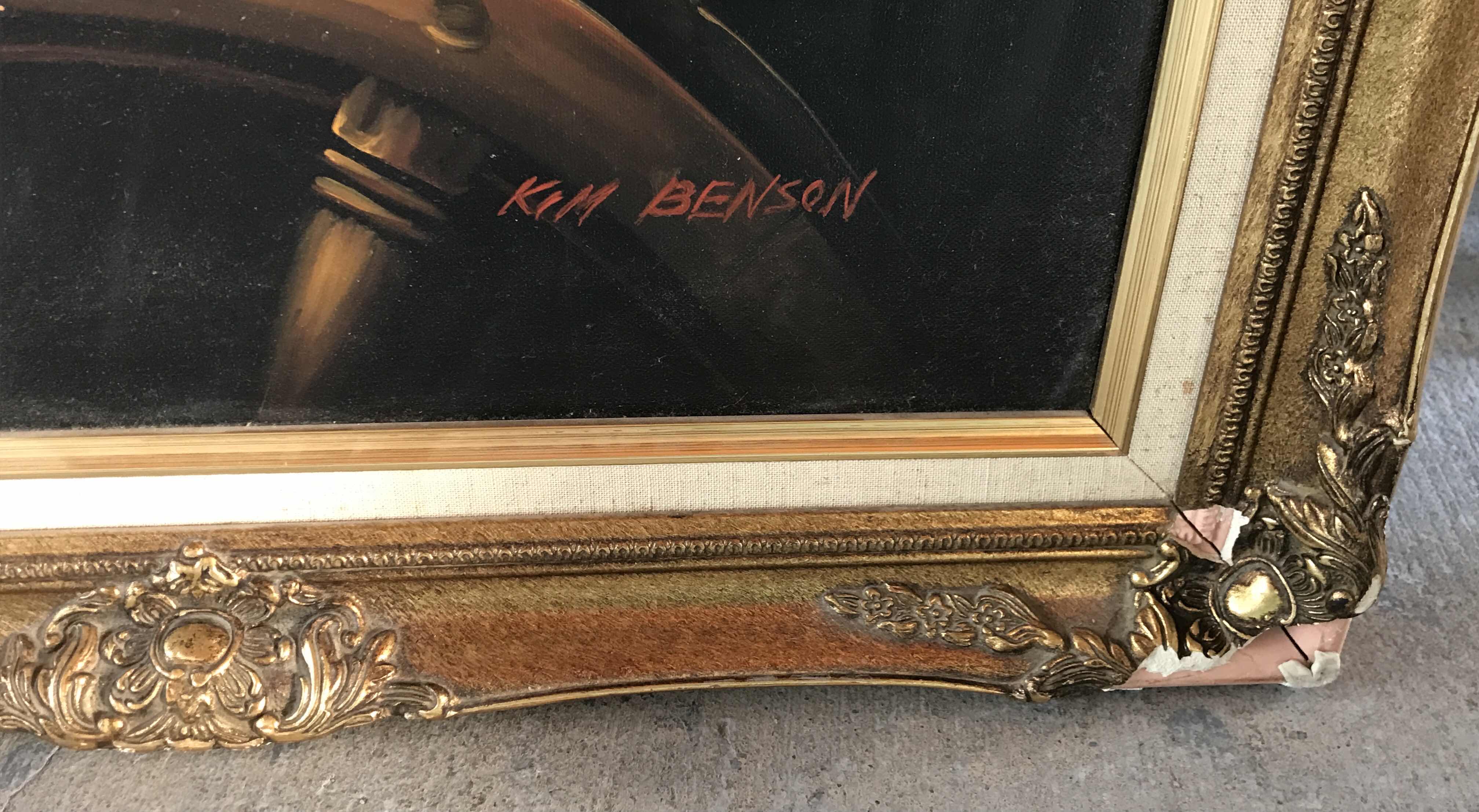 Photo 1 of OIL PAINTING OF A CAPTAIN IN VINTAGE GOLD FRAME  36” x 32” 