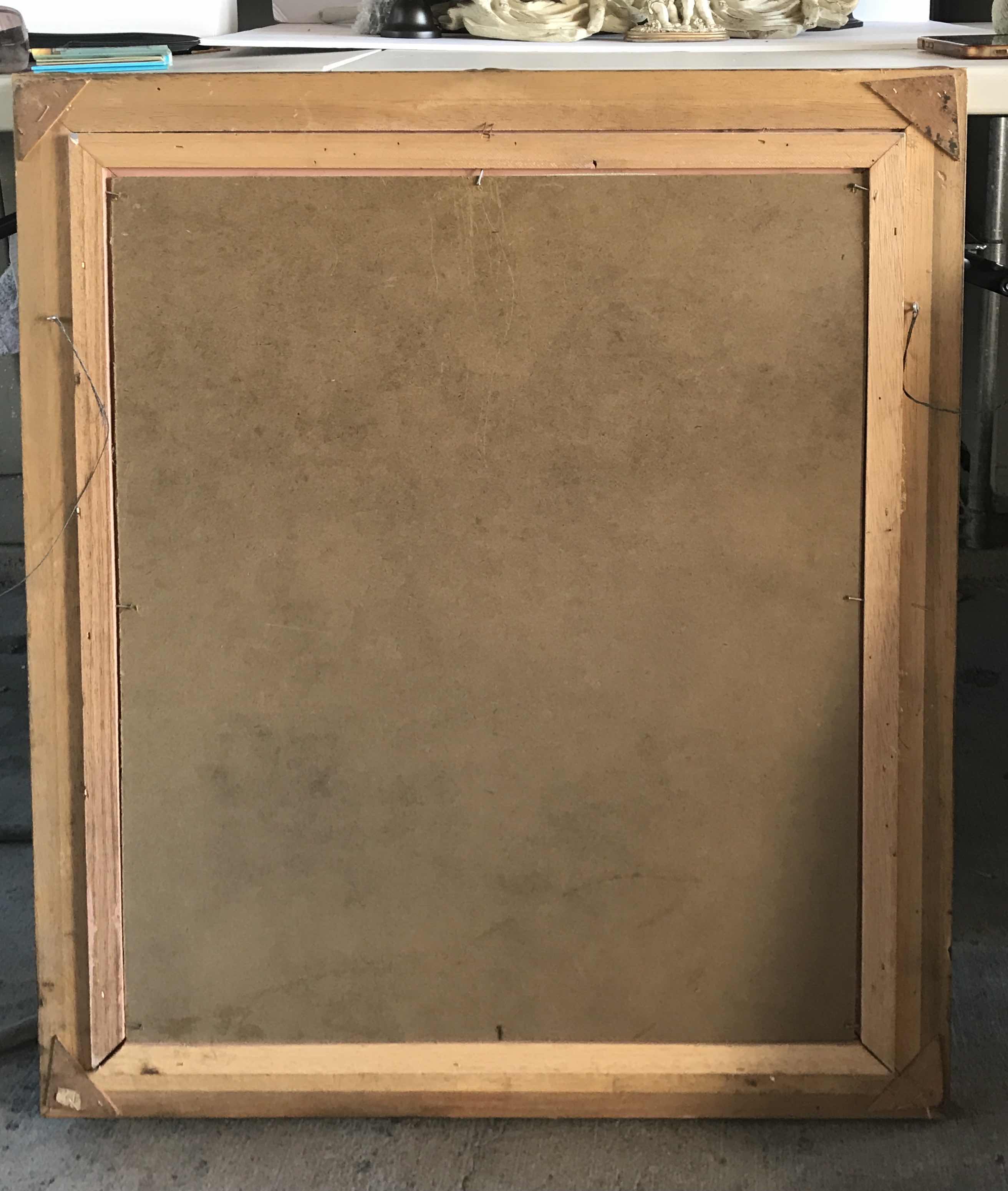 Photo 1 of OIL PAINTING OF A CAPTAIN IN VINTAGE GOLD FRAME  36” x 32” 