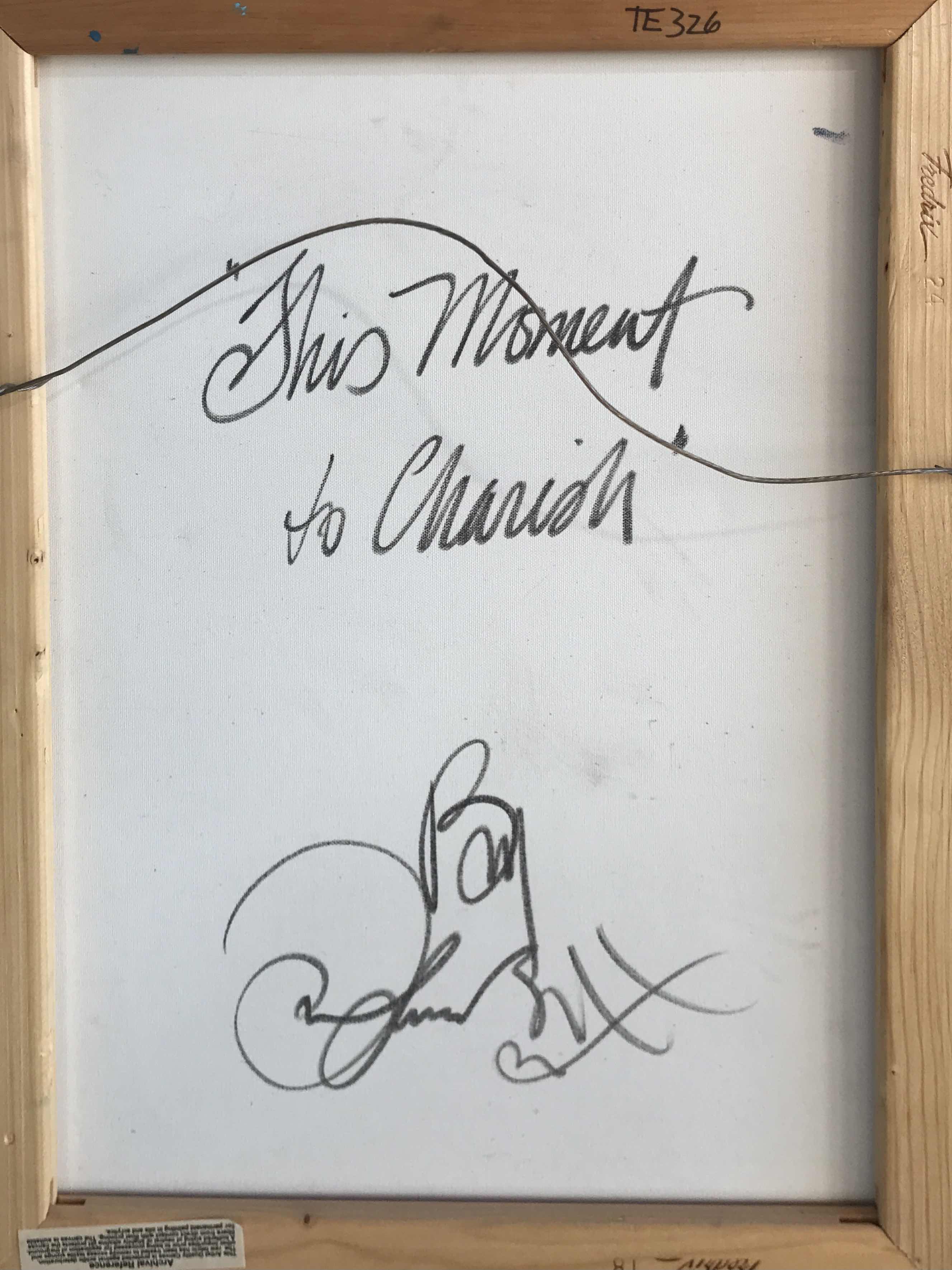 Photo 1 of DALE TERBUSH FRAMED SIGNED ACRYLIC ON BOARD 35”x41”