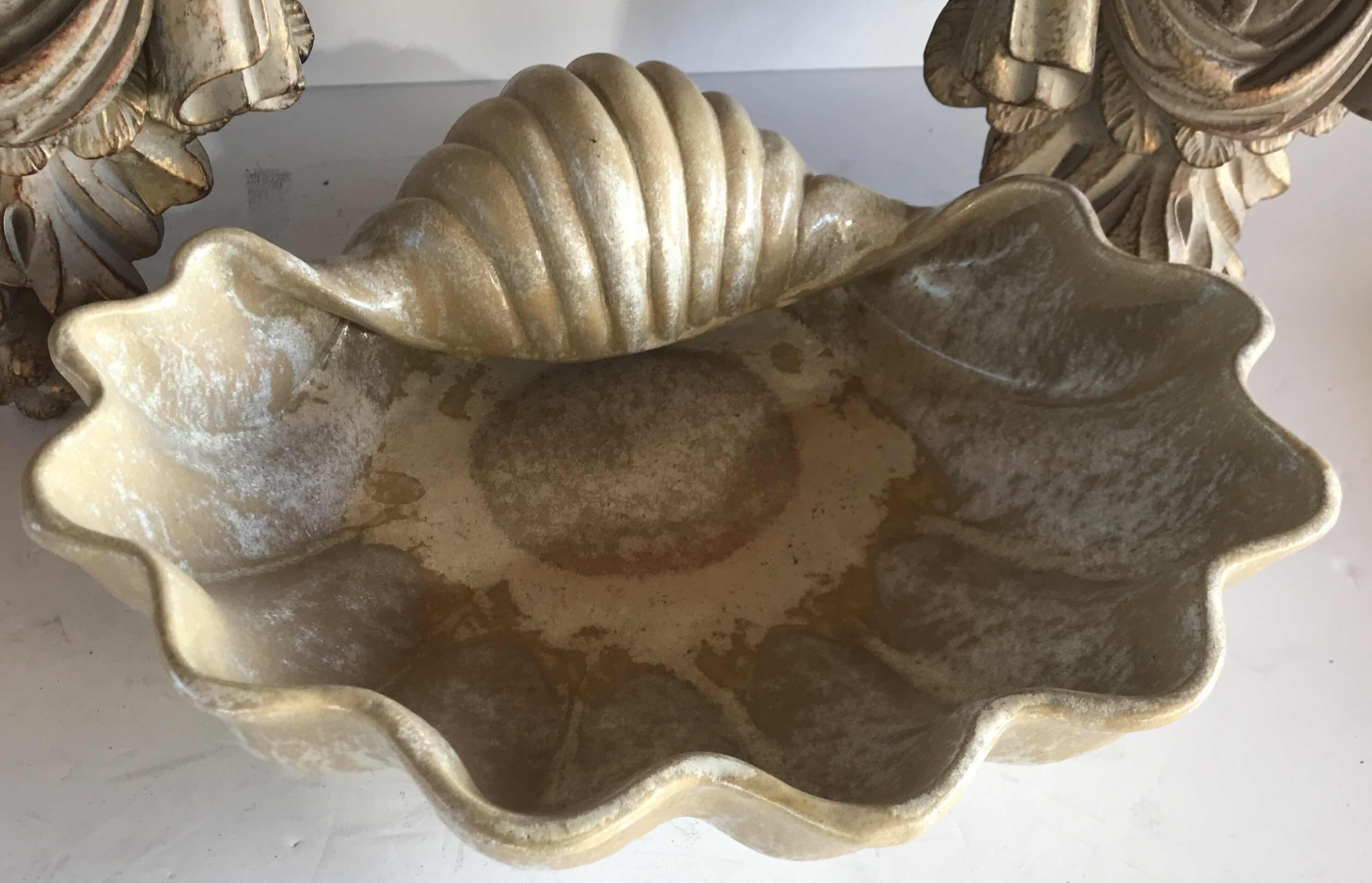 Photo 1 of VINTAGE ITALIAN STYLE CHERUB MOTIF WALL BRACKETS AND MORE.
