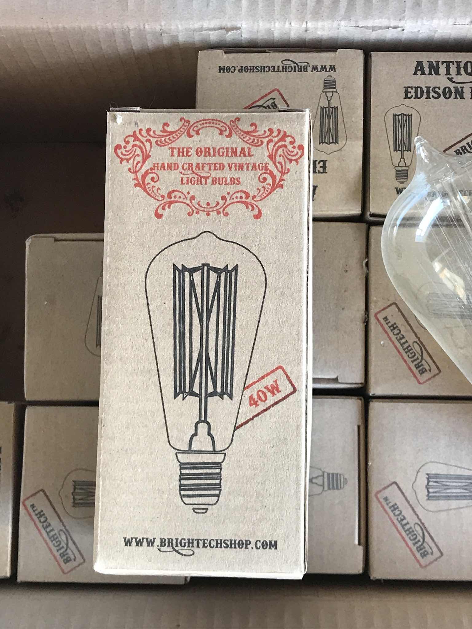 Photo 1 of 13 NIB ANTIQUE EDISON BULBS