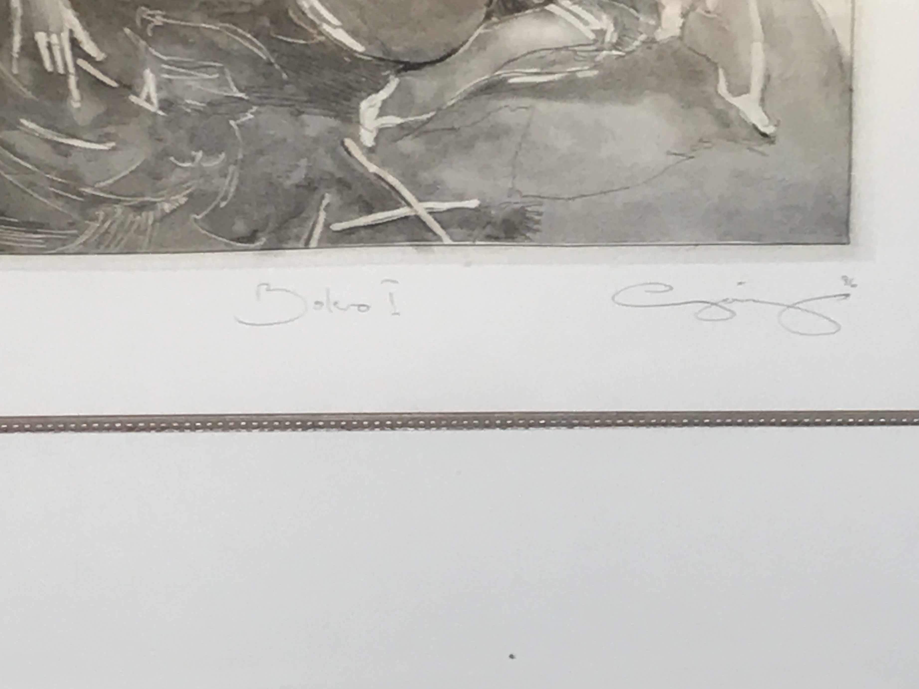 Photo 1 of FRAMED ARTWORK NUMBERED  28/120 SIGNED BY ARTIST 26” x 31”