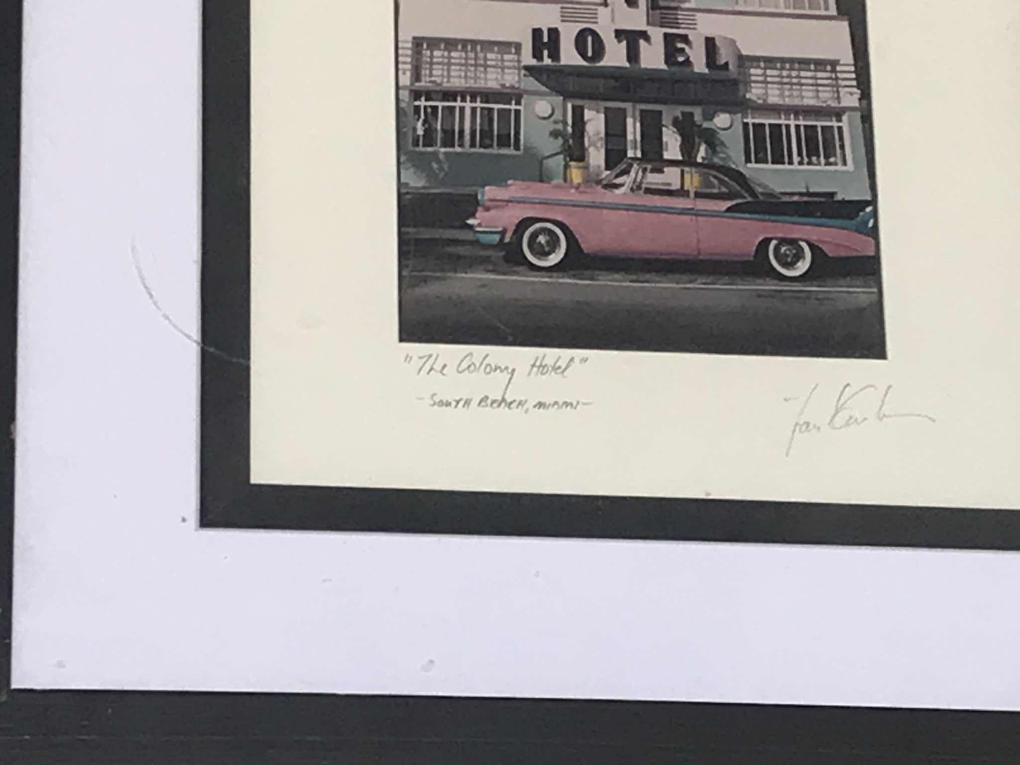 Photo 1 of THE COLONY HOTEL PRINT SIGNED BY ARTIST