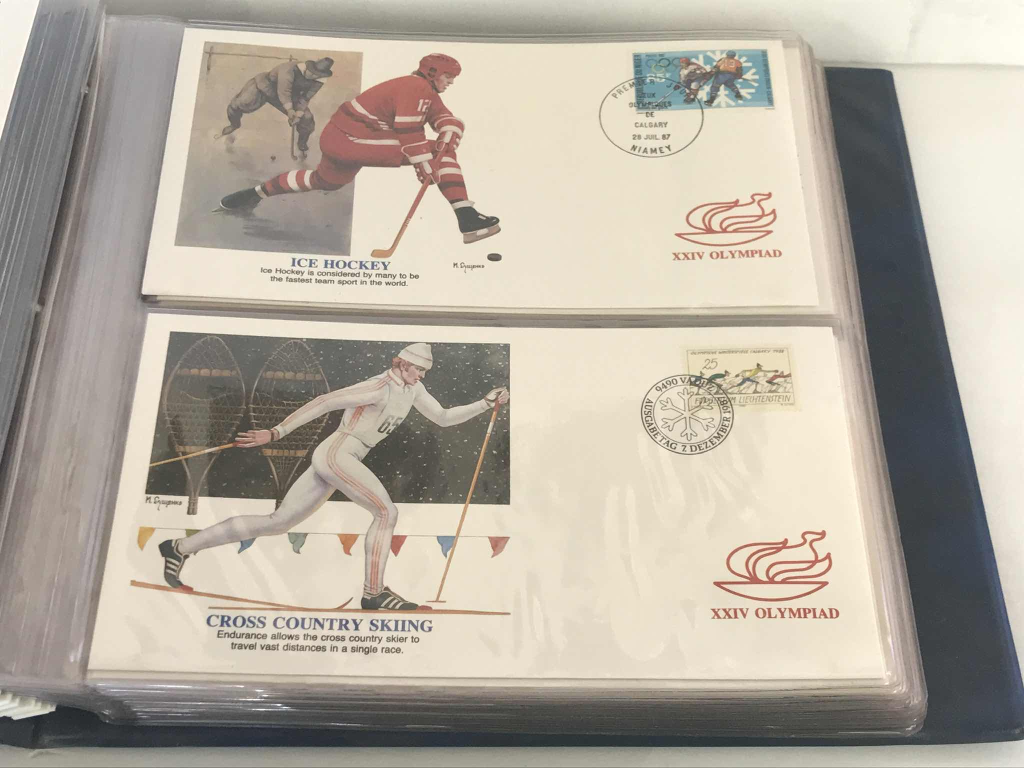 Photo 1 of THE WORLD’S SALUTE TO THE OLYMPICS FIRST DAY COVER STAMP COLLECTION