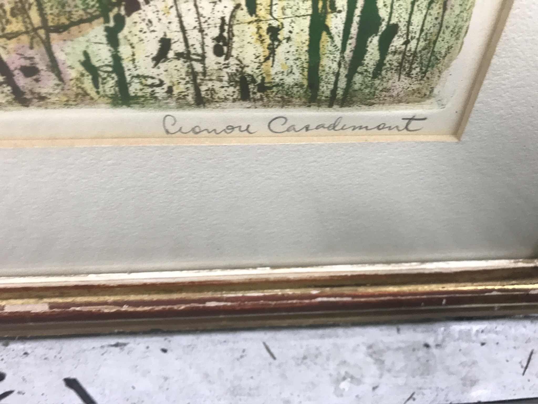 Photo 1 of FRAMED MADONNA & CHILD SIGNED BY ARTIST 25”x29”