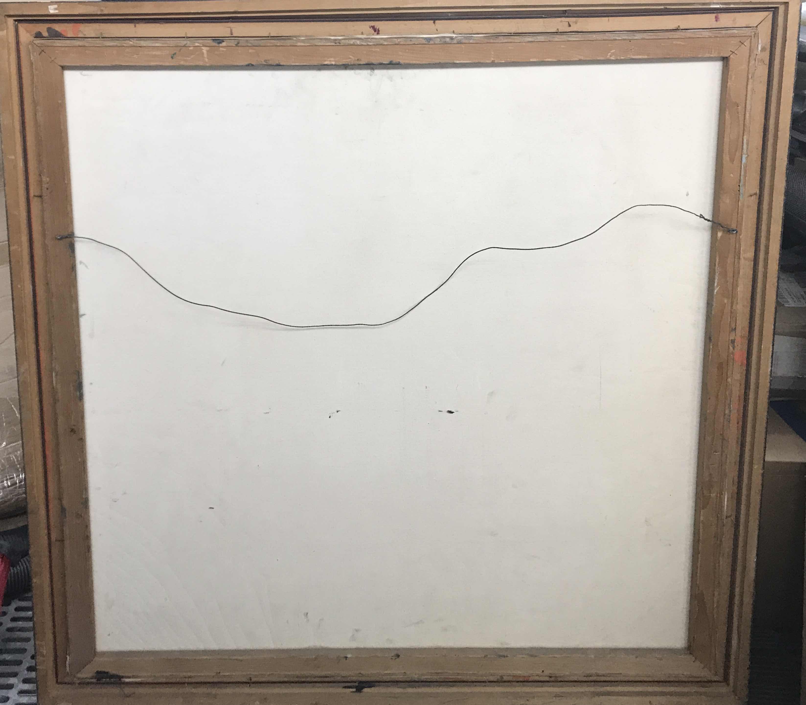 Photo 3 of MID CENTURY ABSTRACT WOODLAND OIL IMPASTO PAINTING