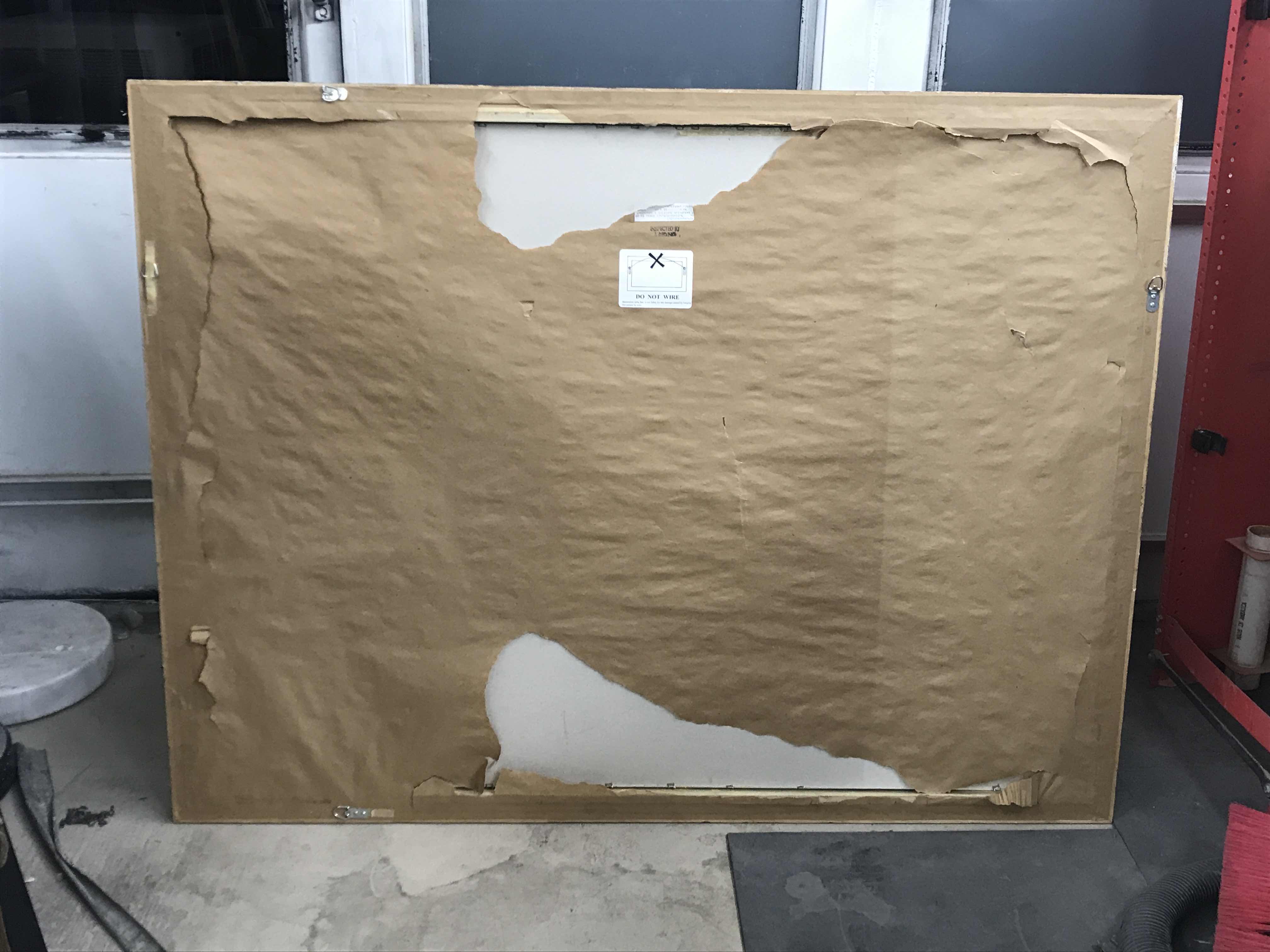 Photo 1 of TAPE AND SILICONE ARTWORK FRAMED 58” x 44”