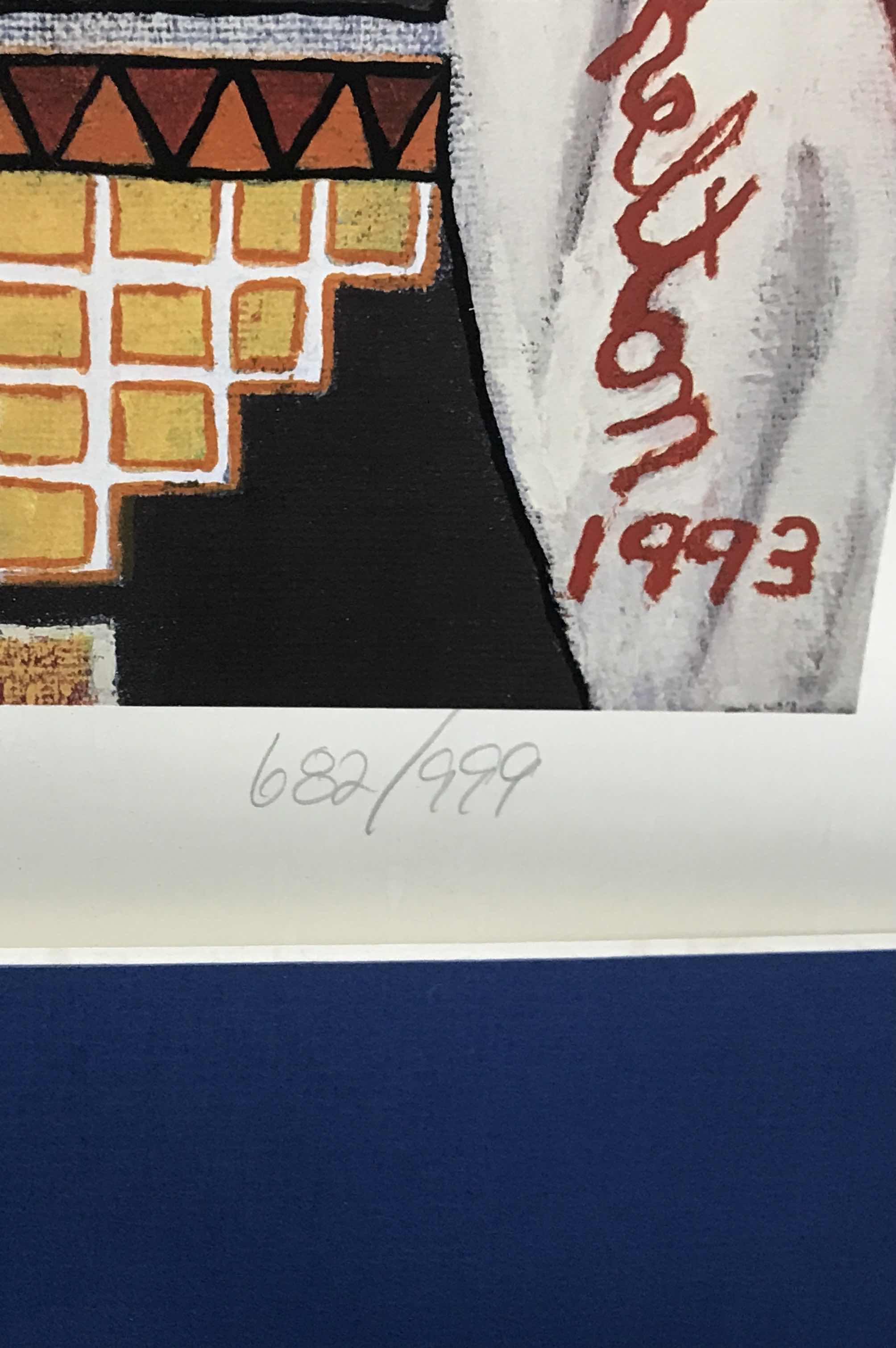 Photo 1 of RED SKELTON 1993 FRAMED AND SIGNED BY ARTIST NUMBERED 682/999 30” x 42”