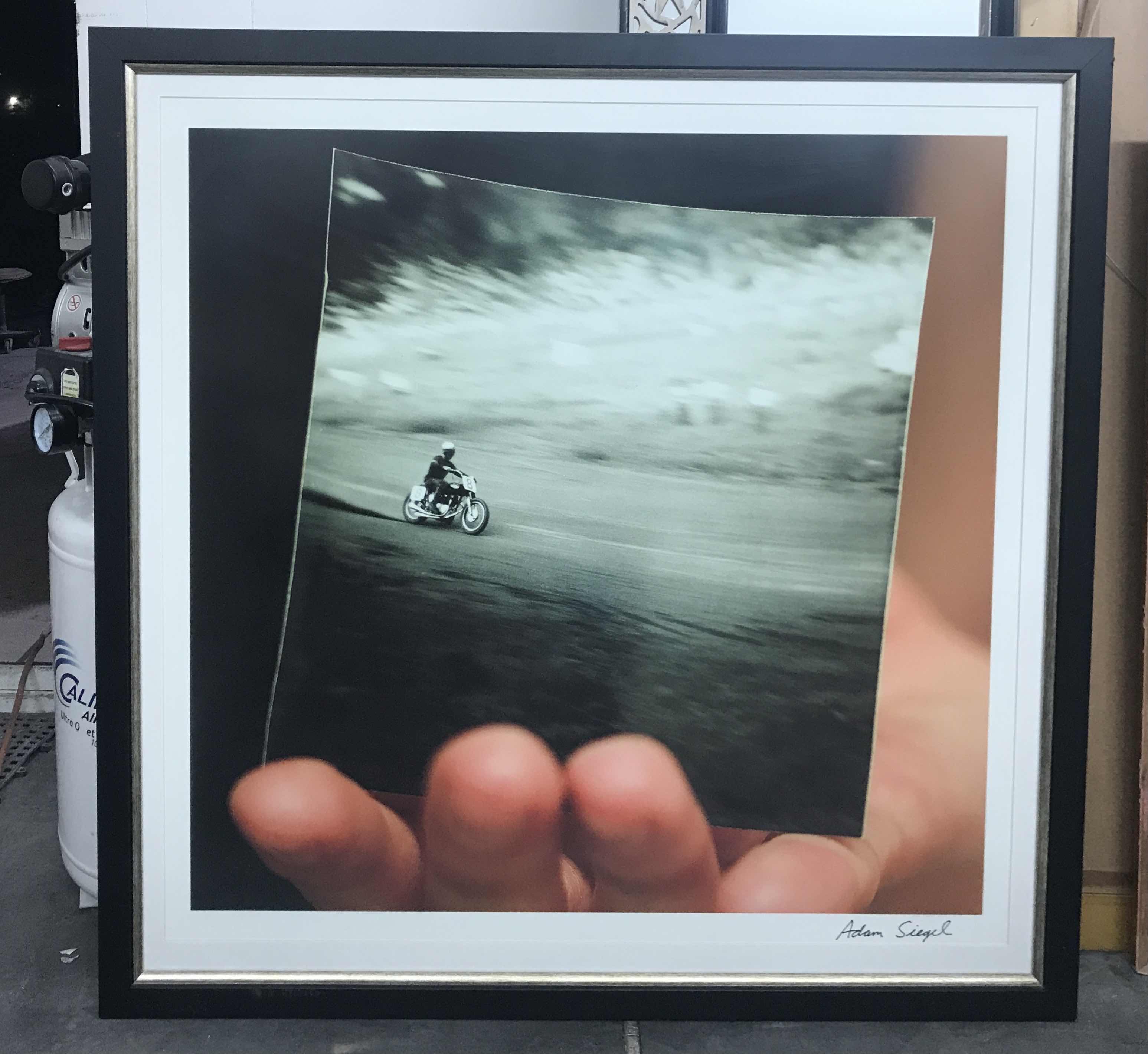 Photo 1 of FRAMED ARTWORK OF A PICTURE IN A PICTURE SIGNED BY ADAM SIEGEL