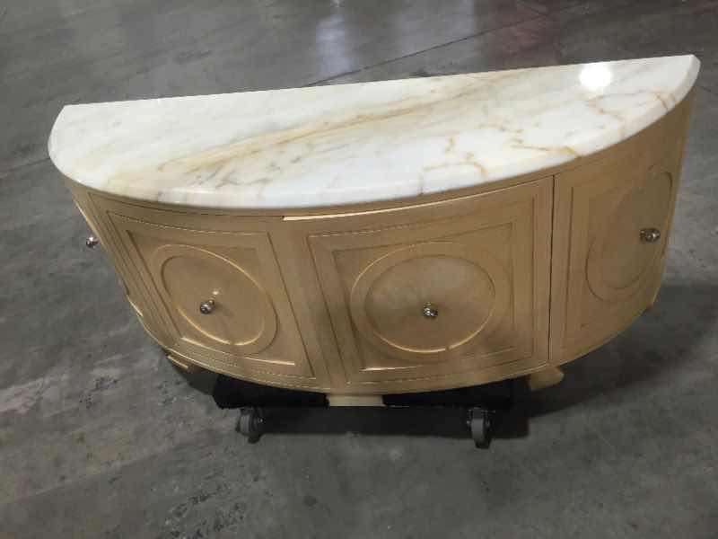Photo 1 of MARBLE TOP ENTERTAINMENT CENTER 70”x22”x30”
