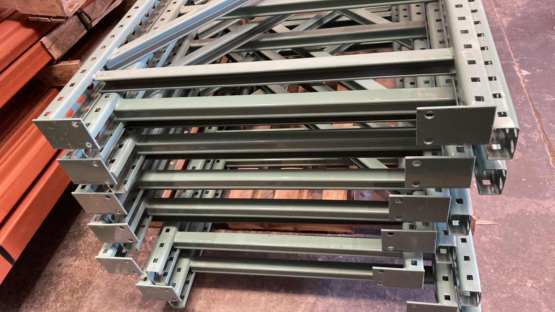 Photo 3 of HEAVY DUTY PALLET RACK UPRIGHTS ONLY (2) 34” X 72”