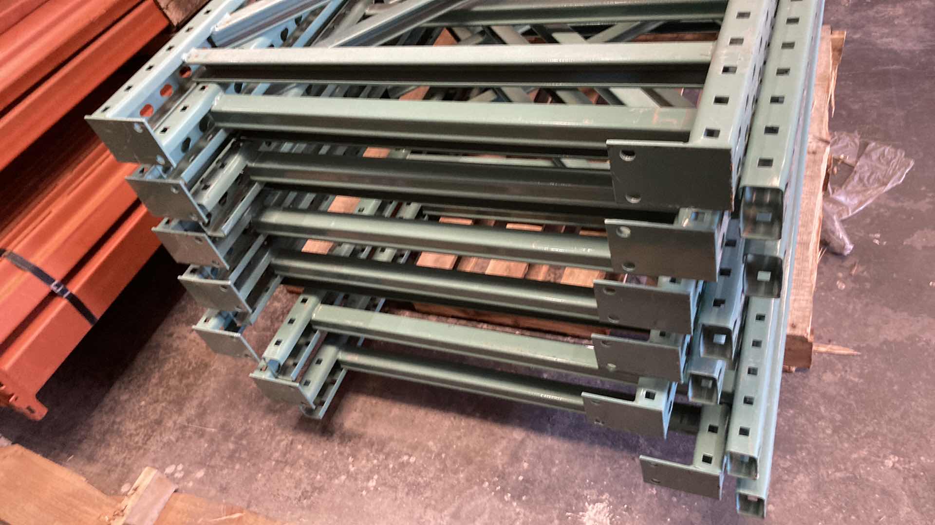 Photo 1 of HEAVY DUTY PALLET RACK UPRIGHTS ONLY (2) 34” X 72”