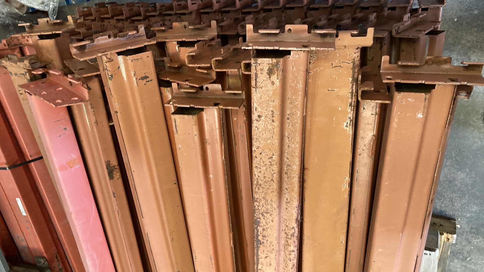 Photo 1 of HEAVY DUTY PALLET RACK CROSS BEAMS ONLY (APPROX 20) 4” X 110”