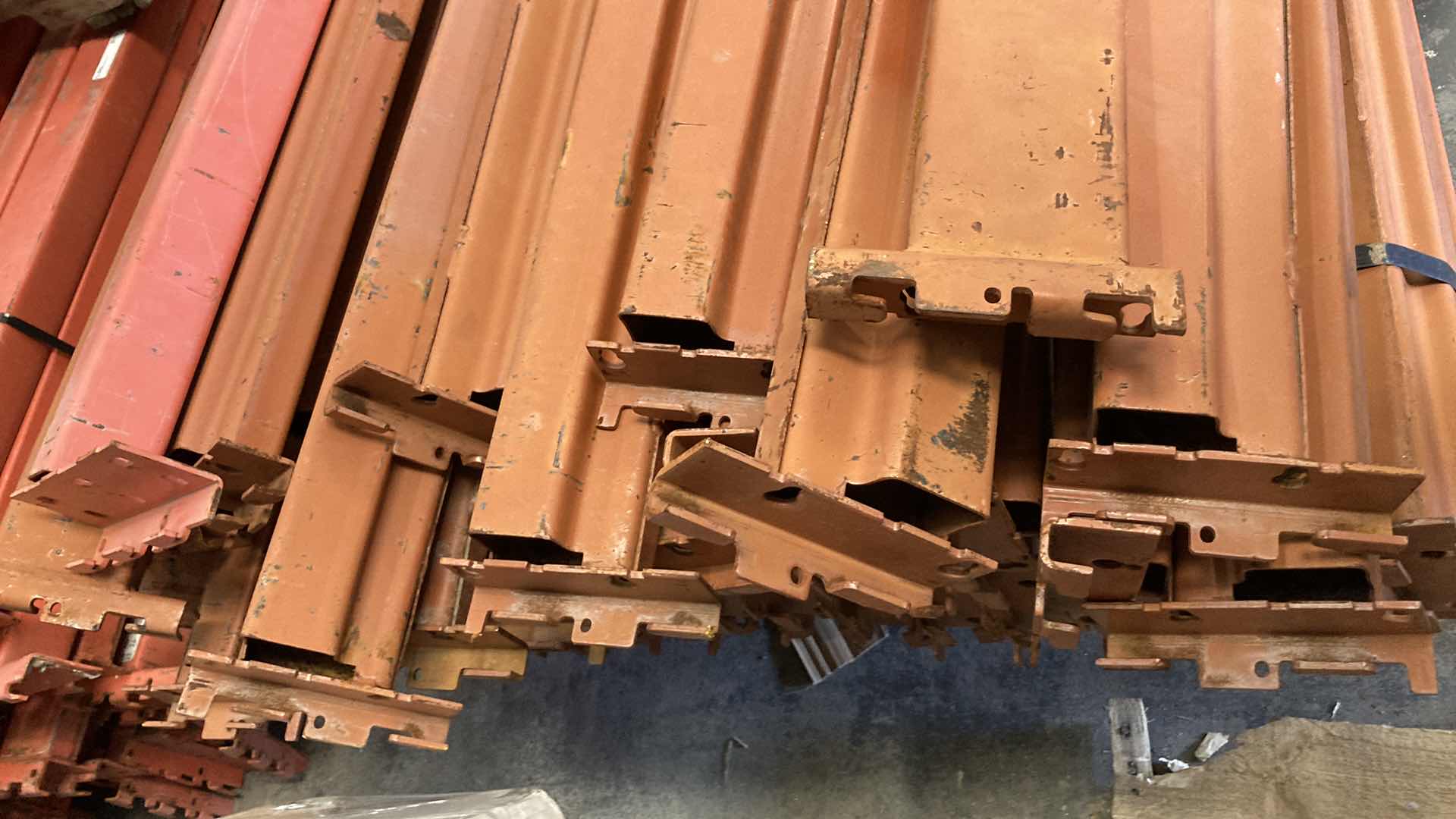 Photo 1 of HEAVY DUTY PALLET RACK CROSS BEAMS ONLY (APPROX 20) 4” X 110”