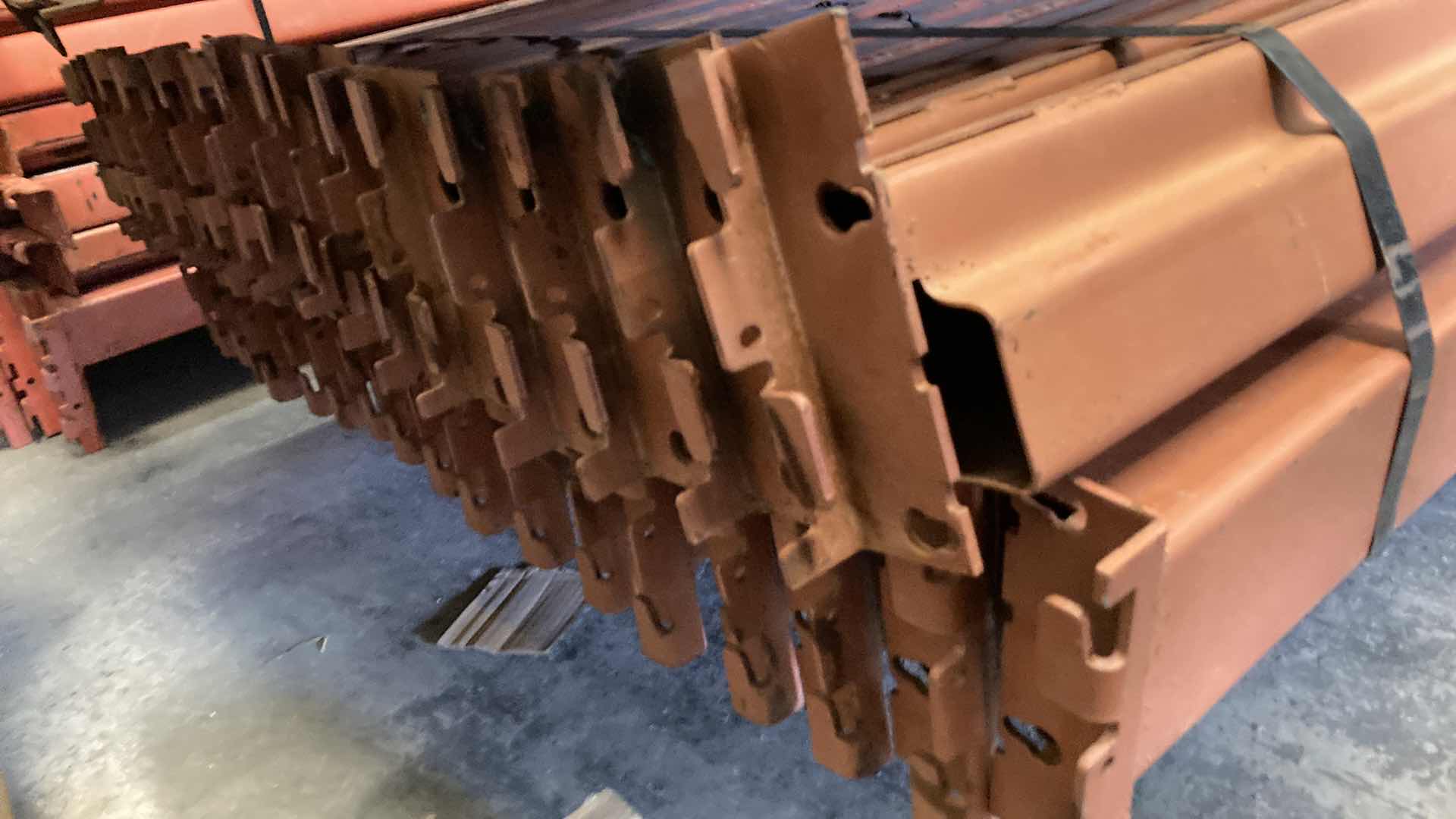 Photo 1 of HEAVY DUTY PALLET RACK CROSS BEAMS ONLY (APPROX 34) 4” X 110”