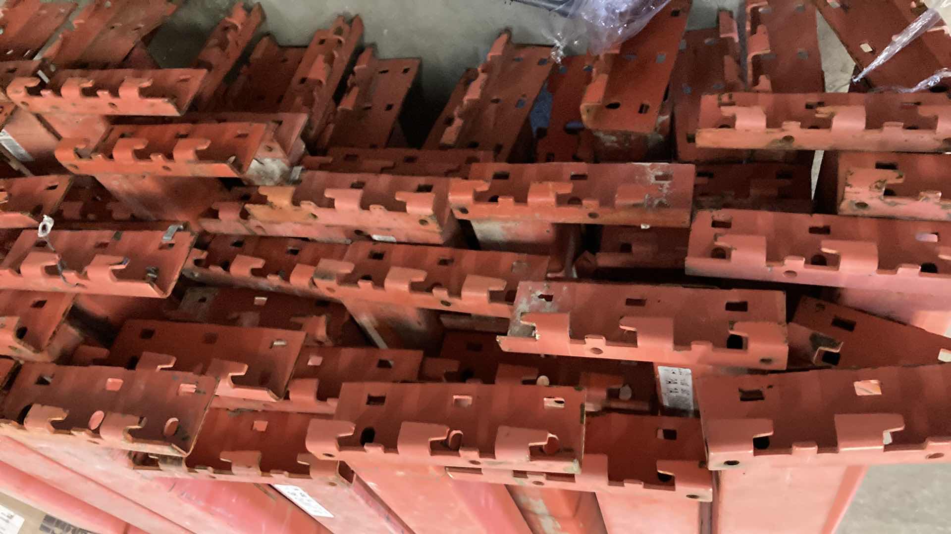 Photo 1 of HEAVY DUTY REPUBLIC STYLE PALLET RACK CROSS BEAMS ONLY (4 BEAMS) 3.5” X 110”