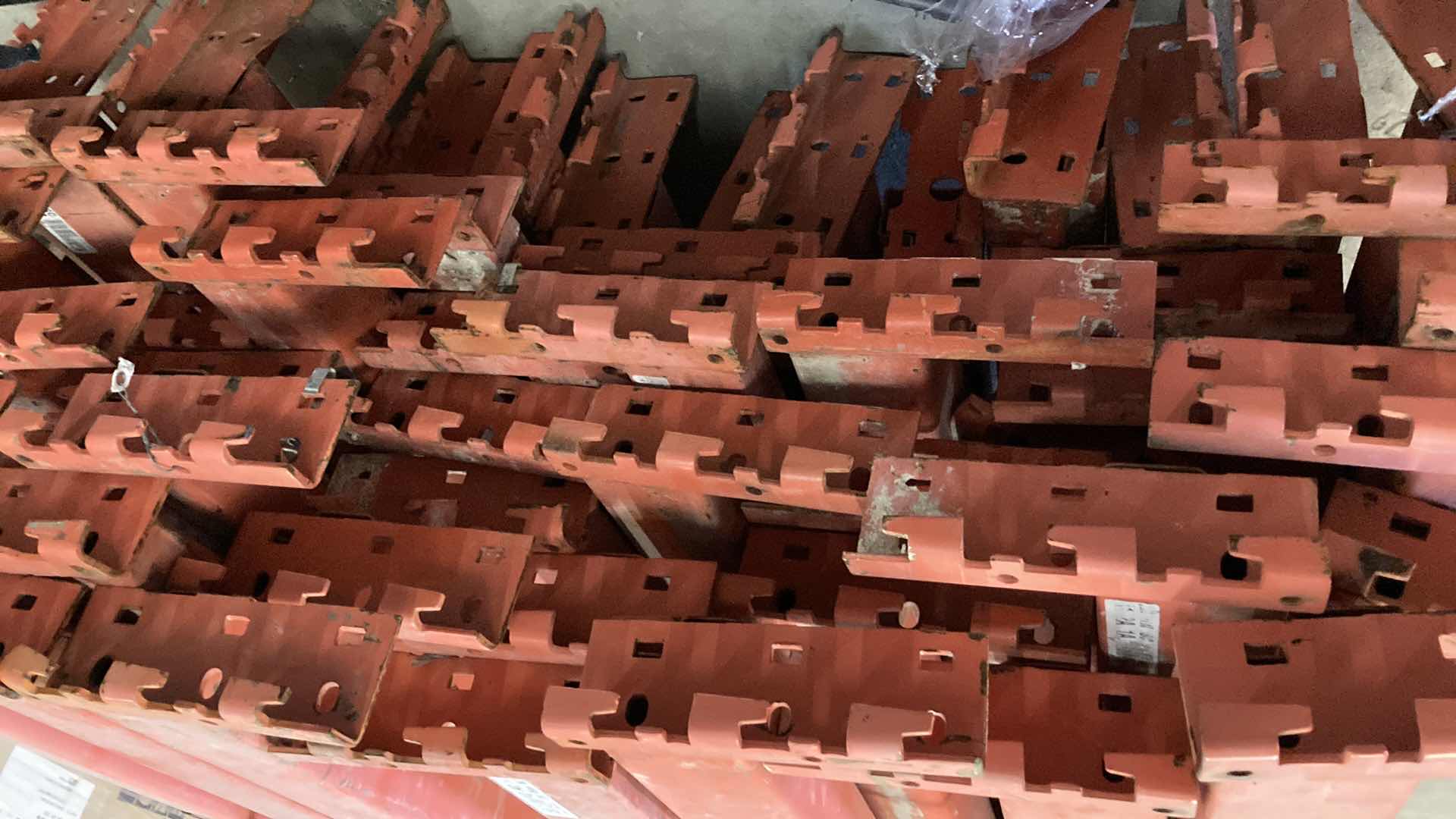 Photo 1 of HEAVY DUTY PALLET RACK CROSS BEAMS ONLY (4) 3.5” X 110”