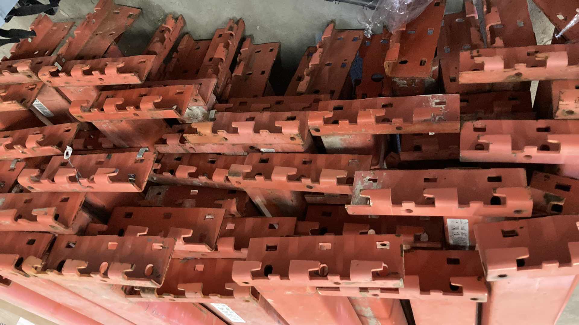 Photo 1 of HEAVY DUTY PALLET RACK CROSS BEAMS ONLY (4) 3.5” X 110”