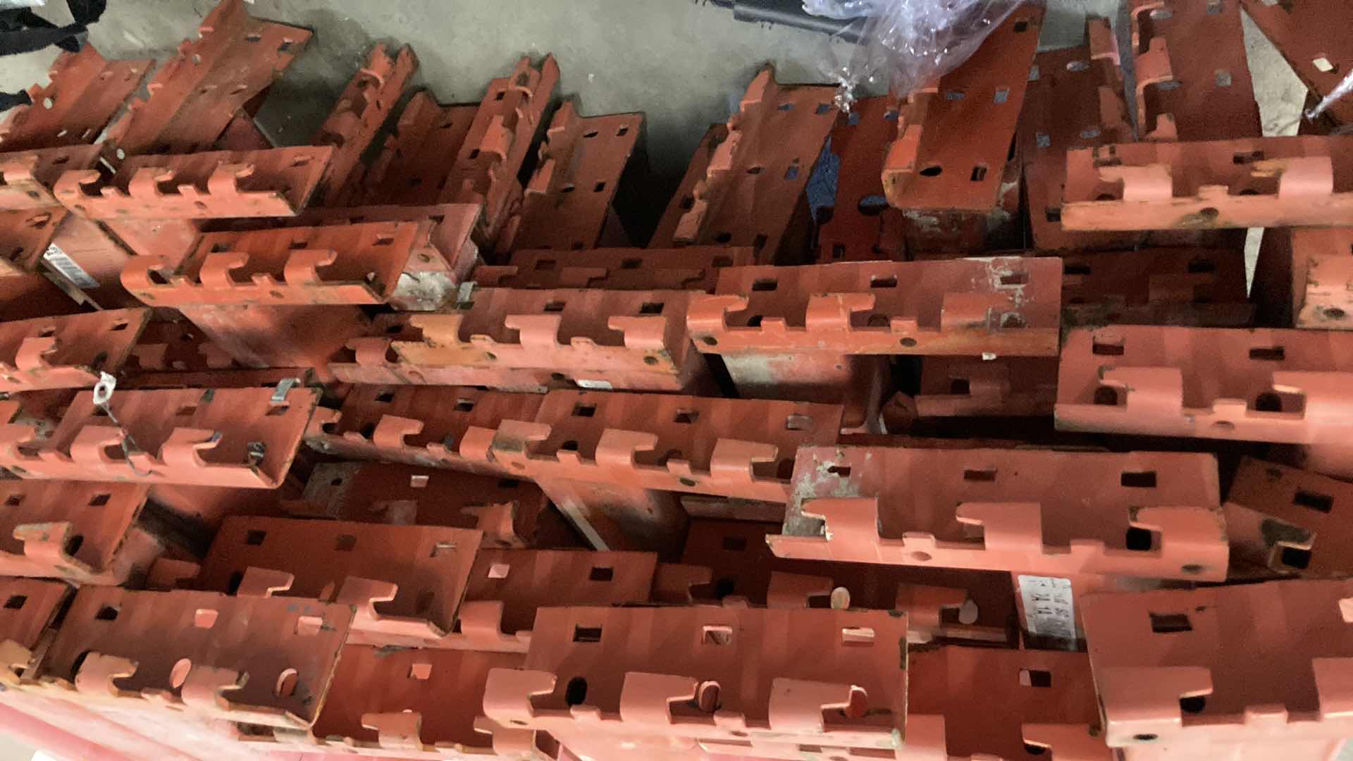 Photo 1 of HEAVY DUTY PALLET RACK CROSS BEAMS ONLY (4) 3.5” X 110”