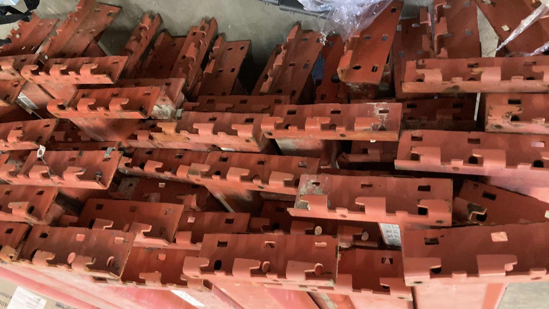 Photo 1 of HEAVY DUTY PALLET RACK CROSS BEAMS ONLY (4) 3.5” X 110”