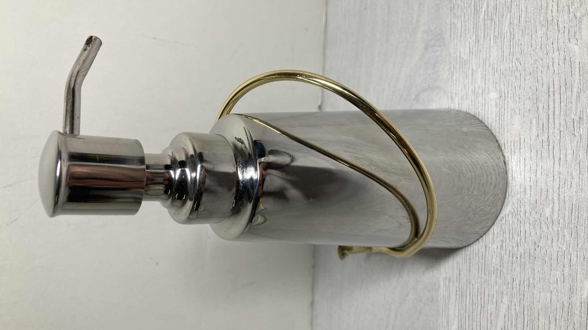 Photo 1 of MICHAEL ARAM CALLA LILY ROSE LIQUID SOAP DISPENSER 3” X 7”