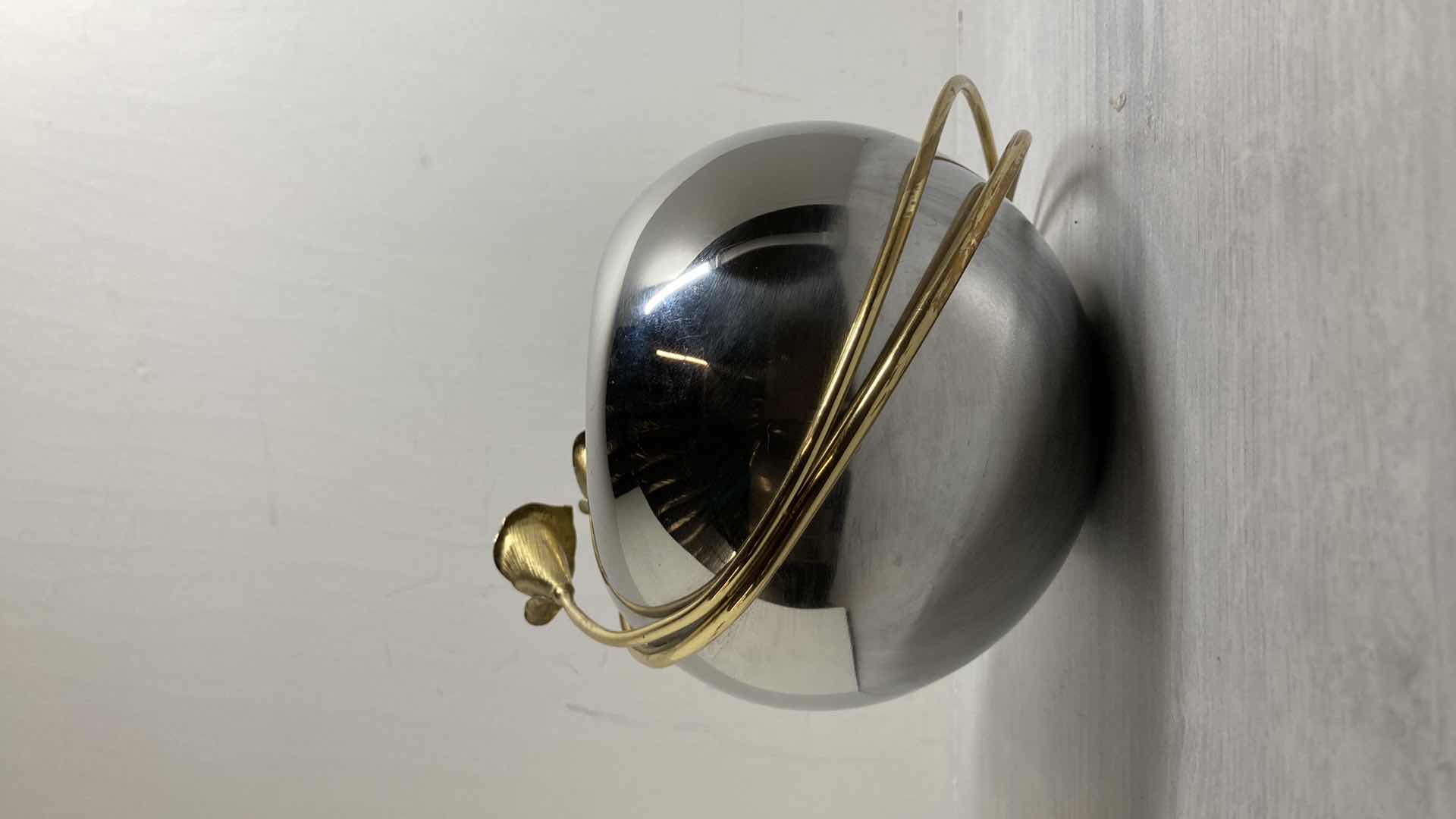 Photo 1 of MICHAEL ARAM CALLA LILY ROSE BOWL VASE 6” X 7”