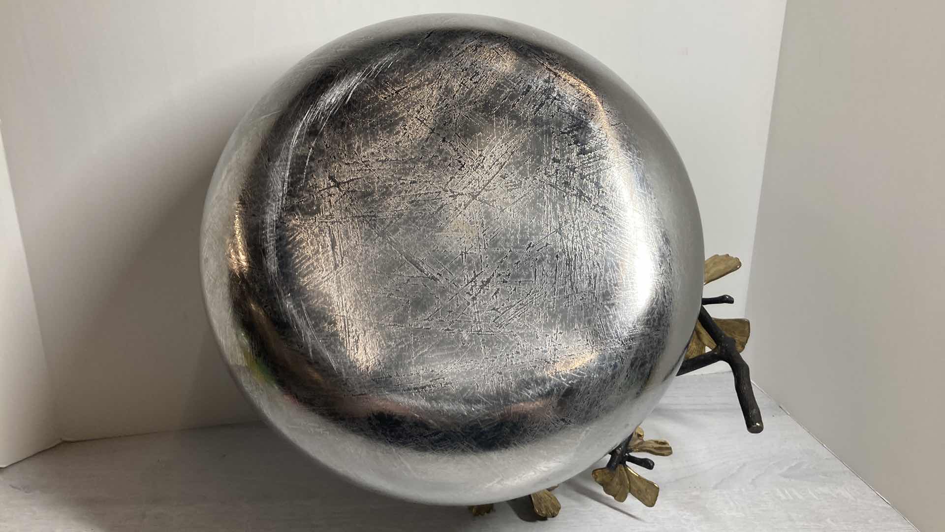 Photo 1 of MICHAEL ARAM BUTTERFLY GINKGO SERVING BOWL 15” X 13” H 9”