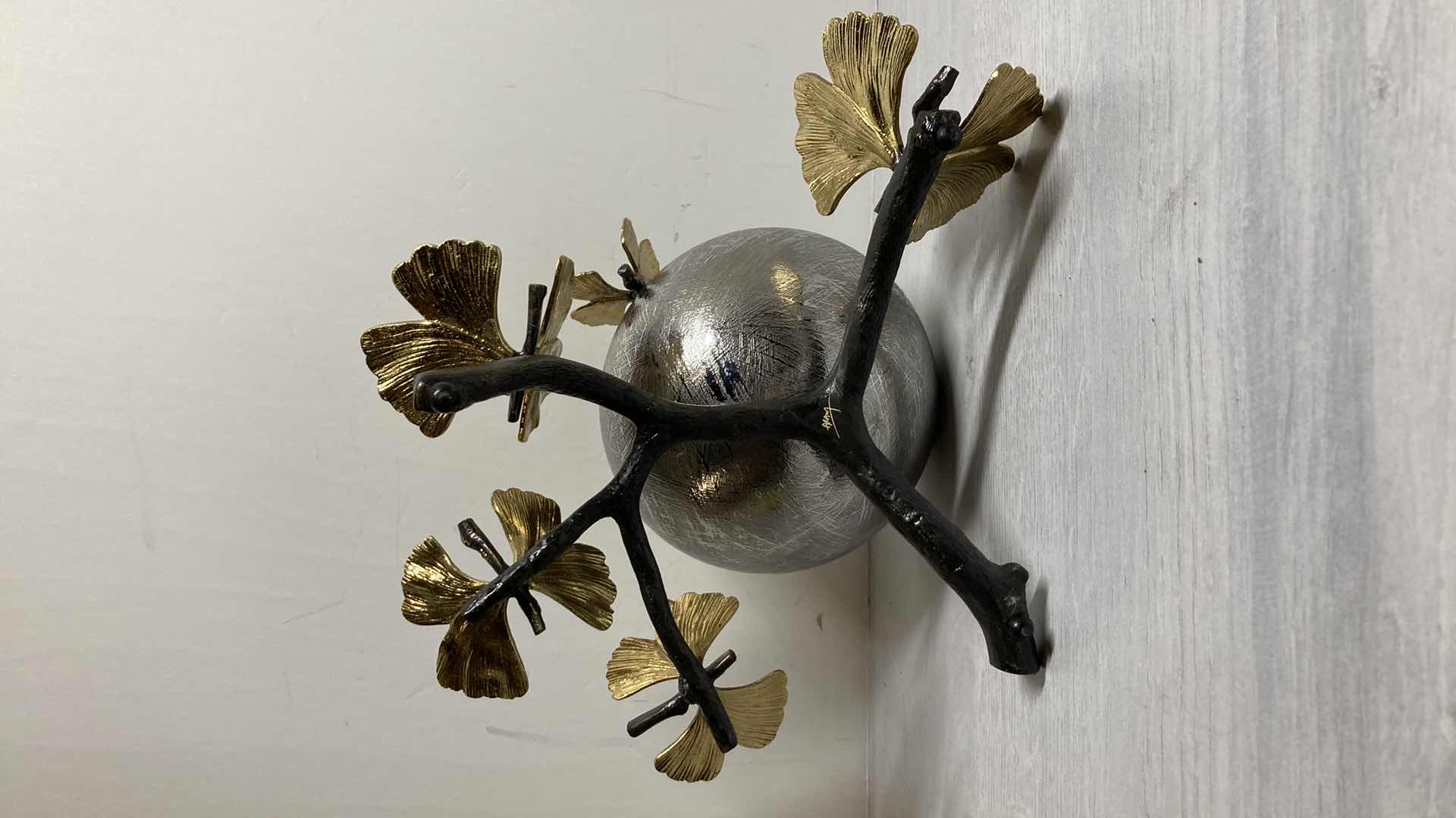 Photo 1 of MICHAEL ARAM BUTTERFLY GINKGO NUT DISH 10” X 8” H6”