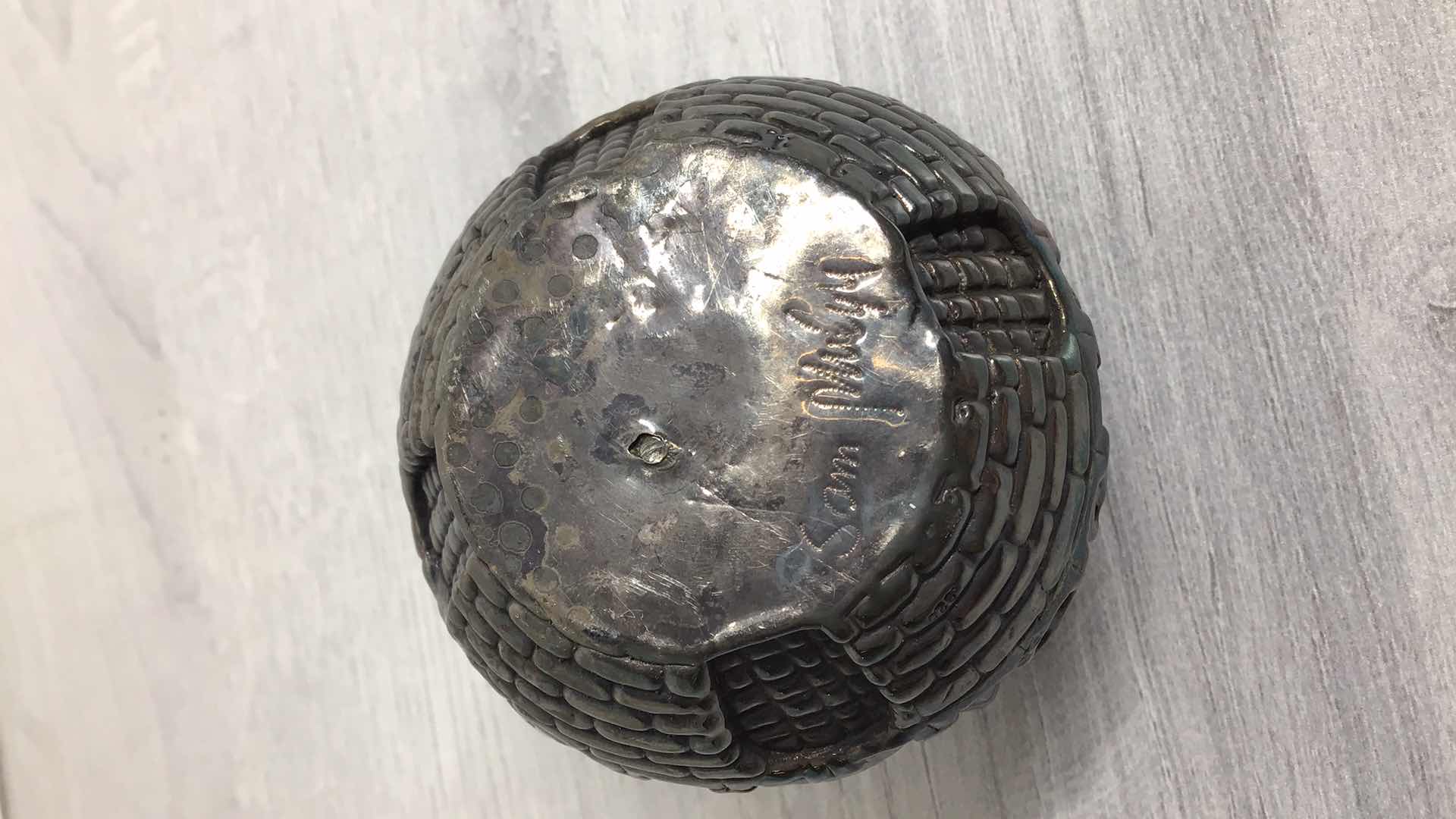 Photo 1 of SAM PHILIPE JERUSALEM 3000 STERLING SILVER 925 SCULPTURE 2.5” X 2.25"