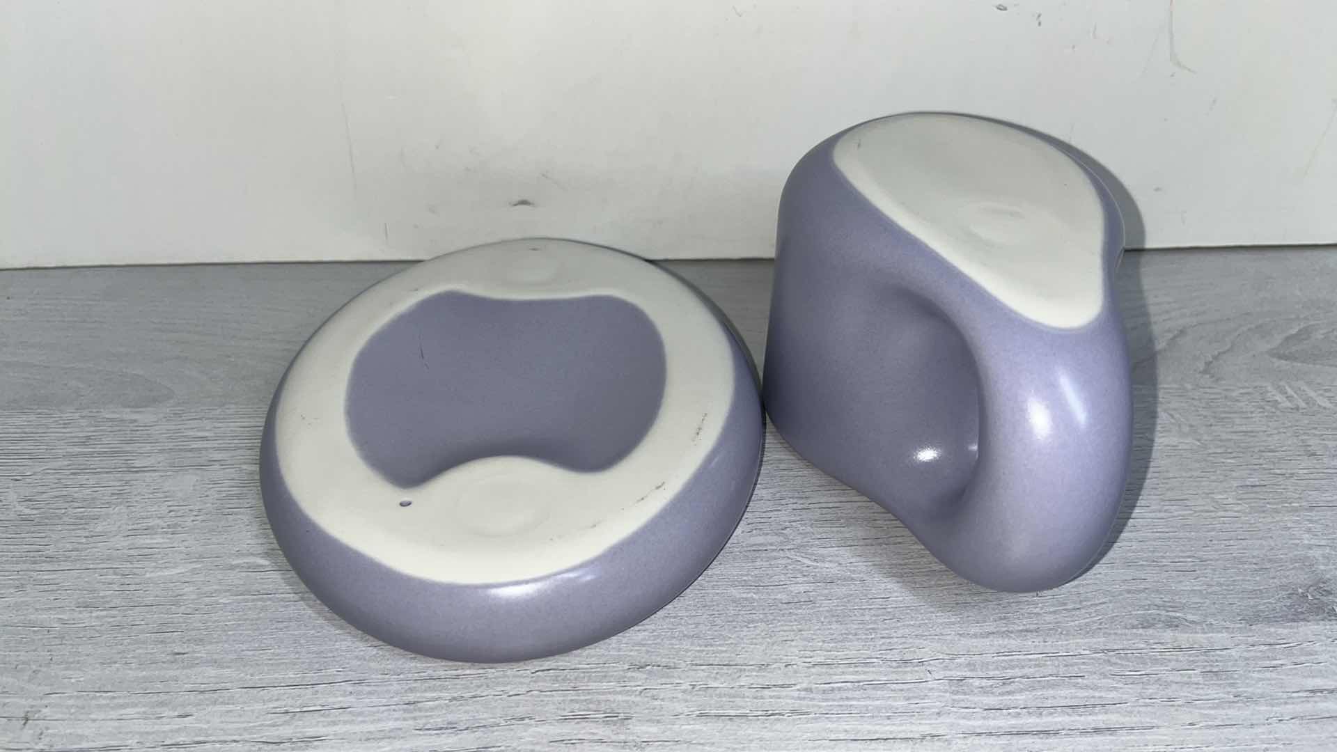 Photo 1 of KANYON SHOP CHUBBY LILAC CERAMIC MUG W SAUCER