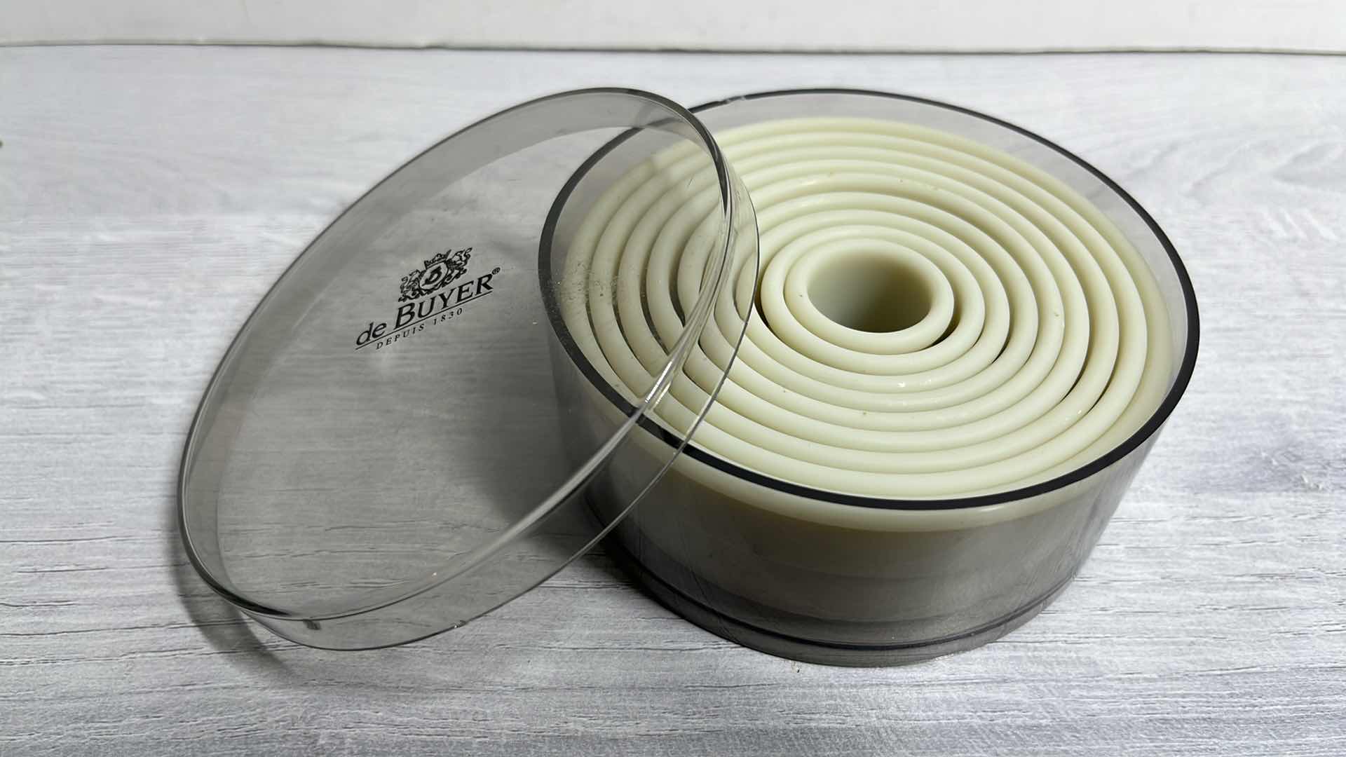 Photo 1 of DE BUYER ROUND 9 PC SET NON-FLUTED CUTTERS