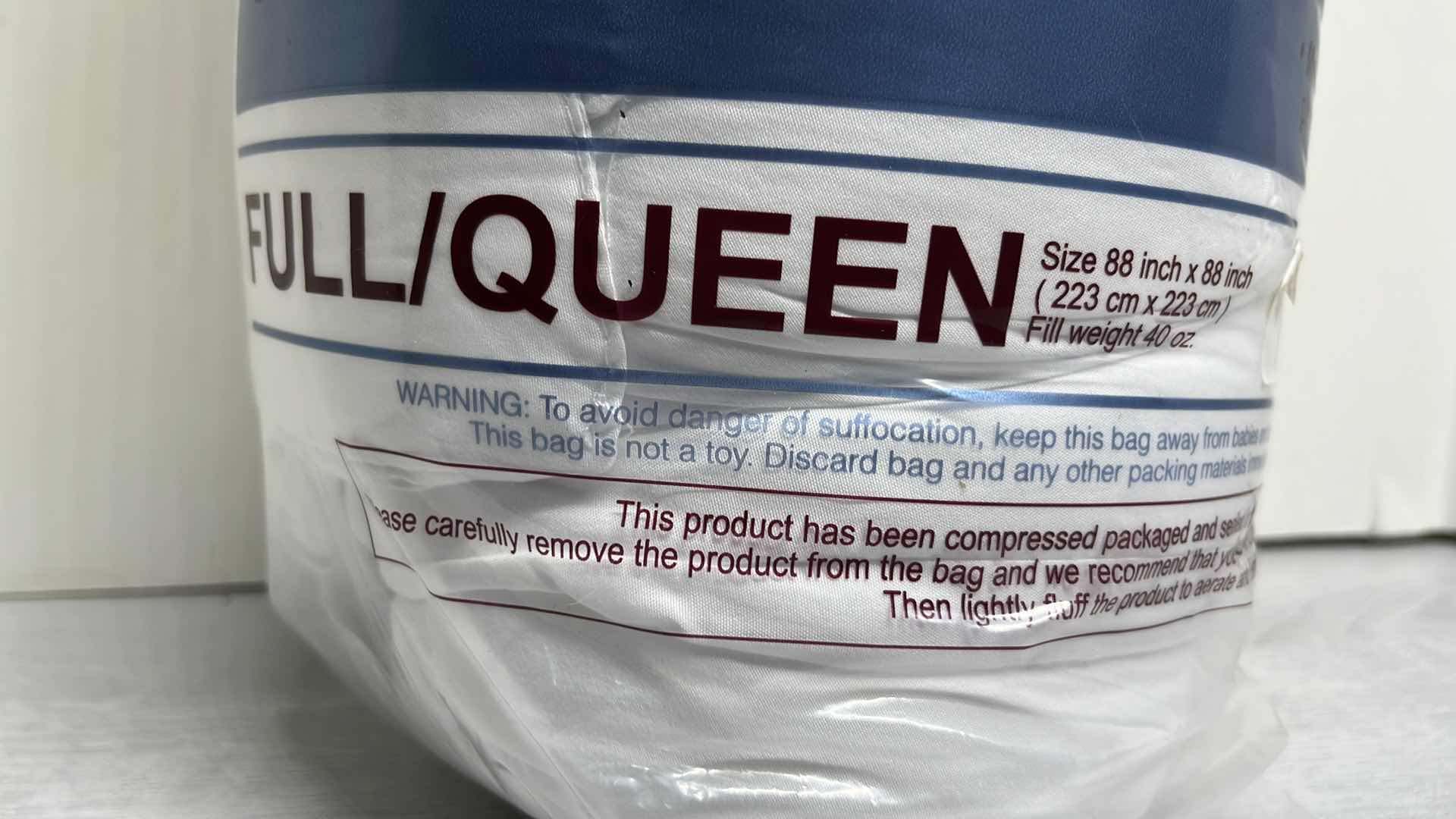 Photo 2 of NEW ROYAL LUXE FULL/QUEEN MICROFIBER DOWN ALTERNATIVE COMFORTER