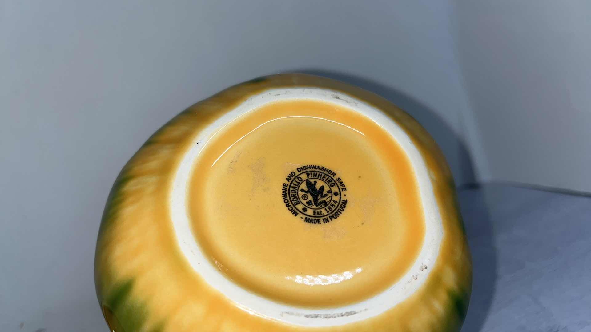 Photo 1 of BORDALLO PINHEIRO PUMPKIN .75L TUREEN 5.25” X 5.25 H5.25”