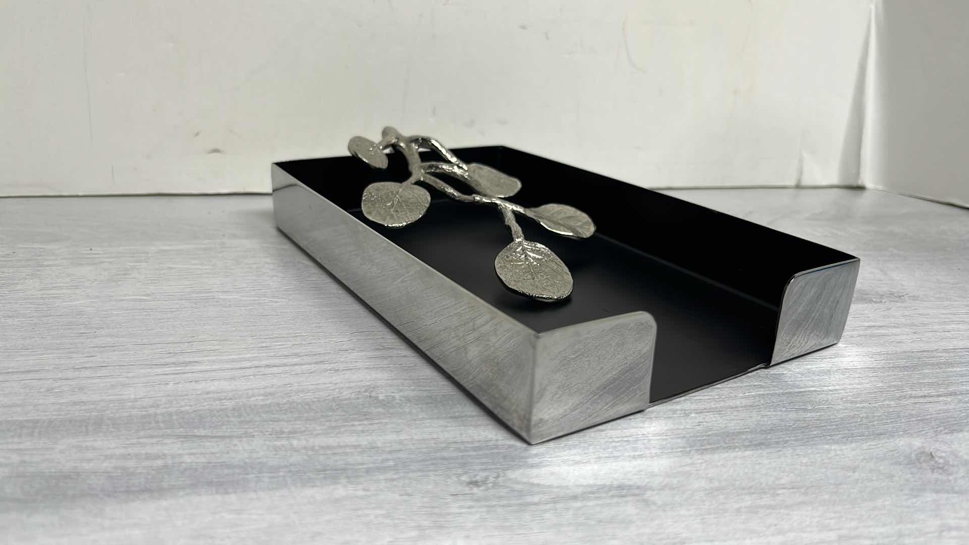 View 3 of MICHAEL ARAM BOTANICAL LEAF NAPKIN HOLDER 5” X 8.25” H1.25”