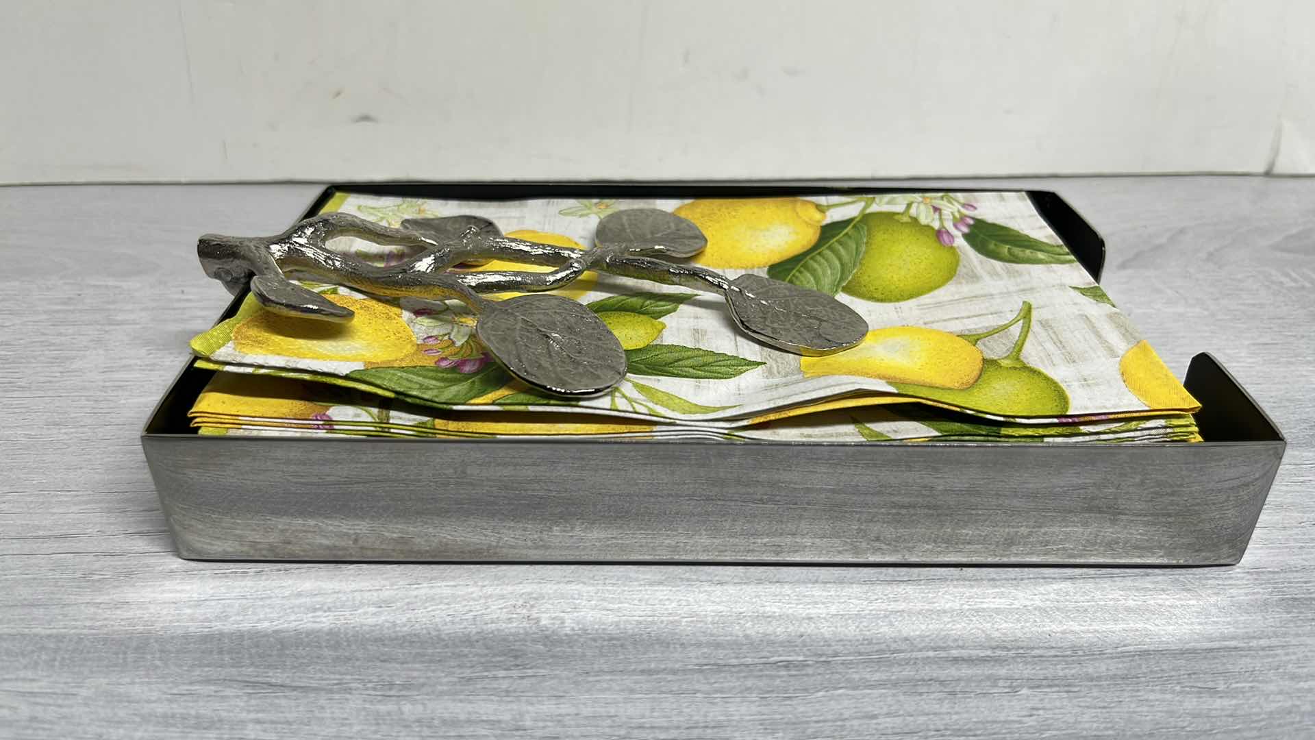 View 2 of MICHAEL ARAM BOTANICAL LEAF NAPKIN HOLDER 5” X 8.25” H1.25”