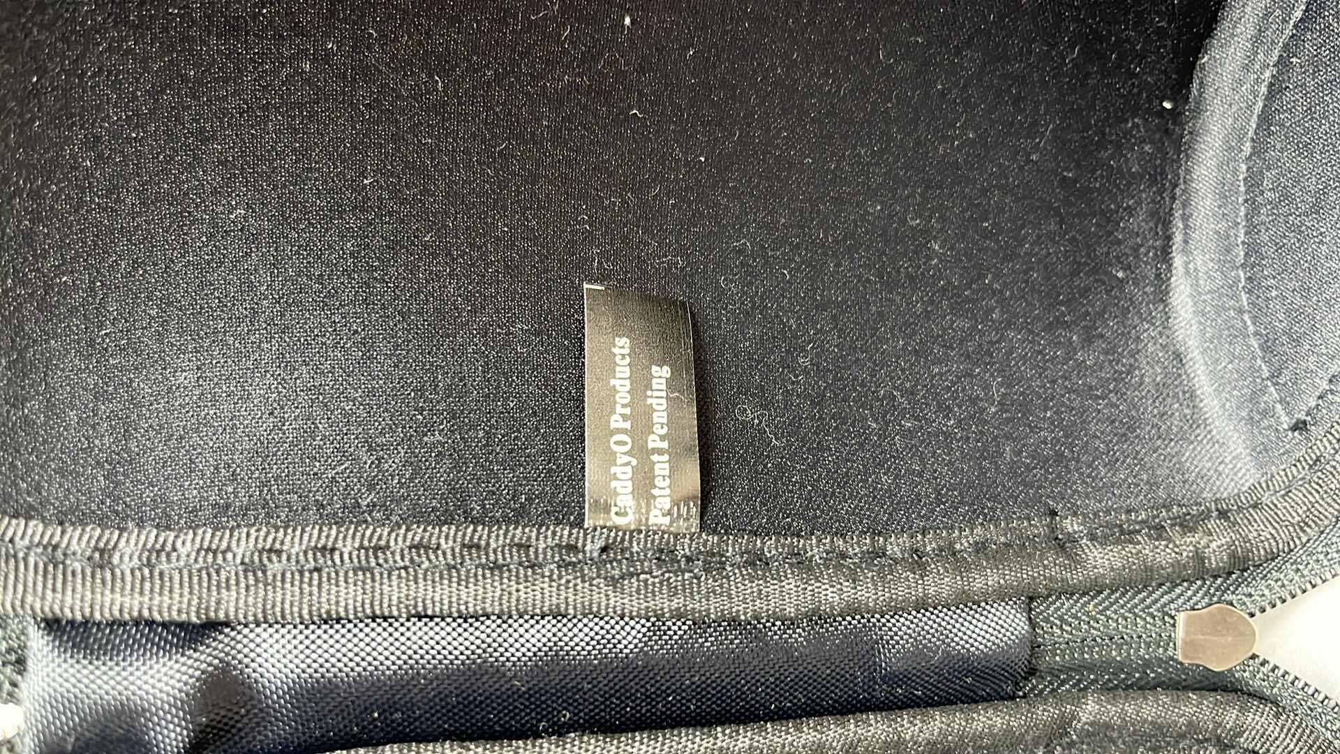 Photo 1 of CADDYO INSULATED SINGLE BOTTLE CHILLER TRANSPORT CASE W NEW WINE KEY & SHOULDER STRAP