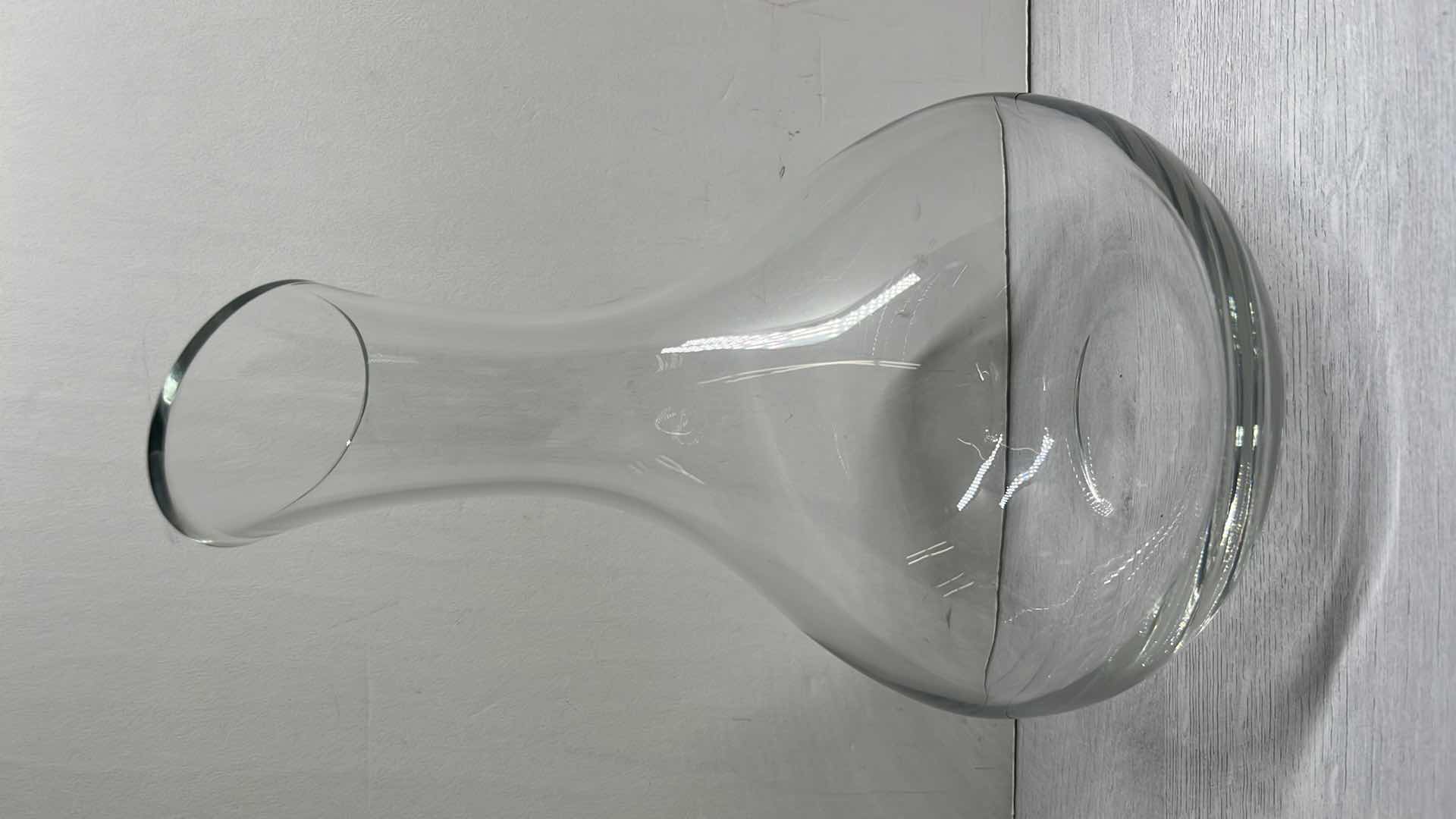 Photo 1 of VISTA ALEGRE AROMA CLEAR GLASS DECANTER 6.5” X 10.5”