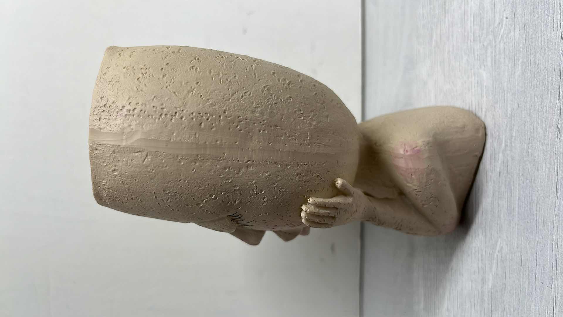 Photo 1 of RESIN FACE FLOWER POT 2.5” X 4.5” H6.5”