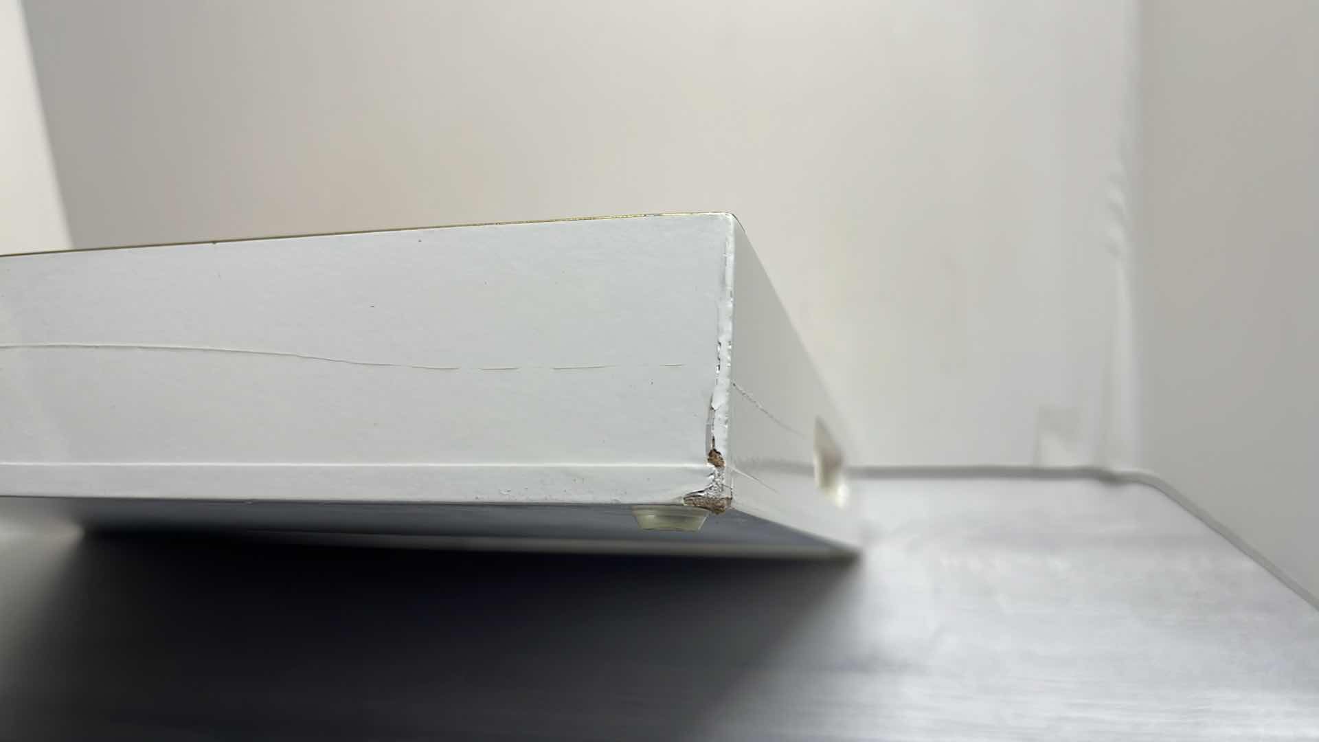 Photo 1 of FRINGE STUDIO LARGE WOODEN ROSE BLUSH SERVING TRAY 13.75” X 17.5” H2”