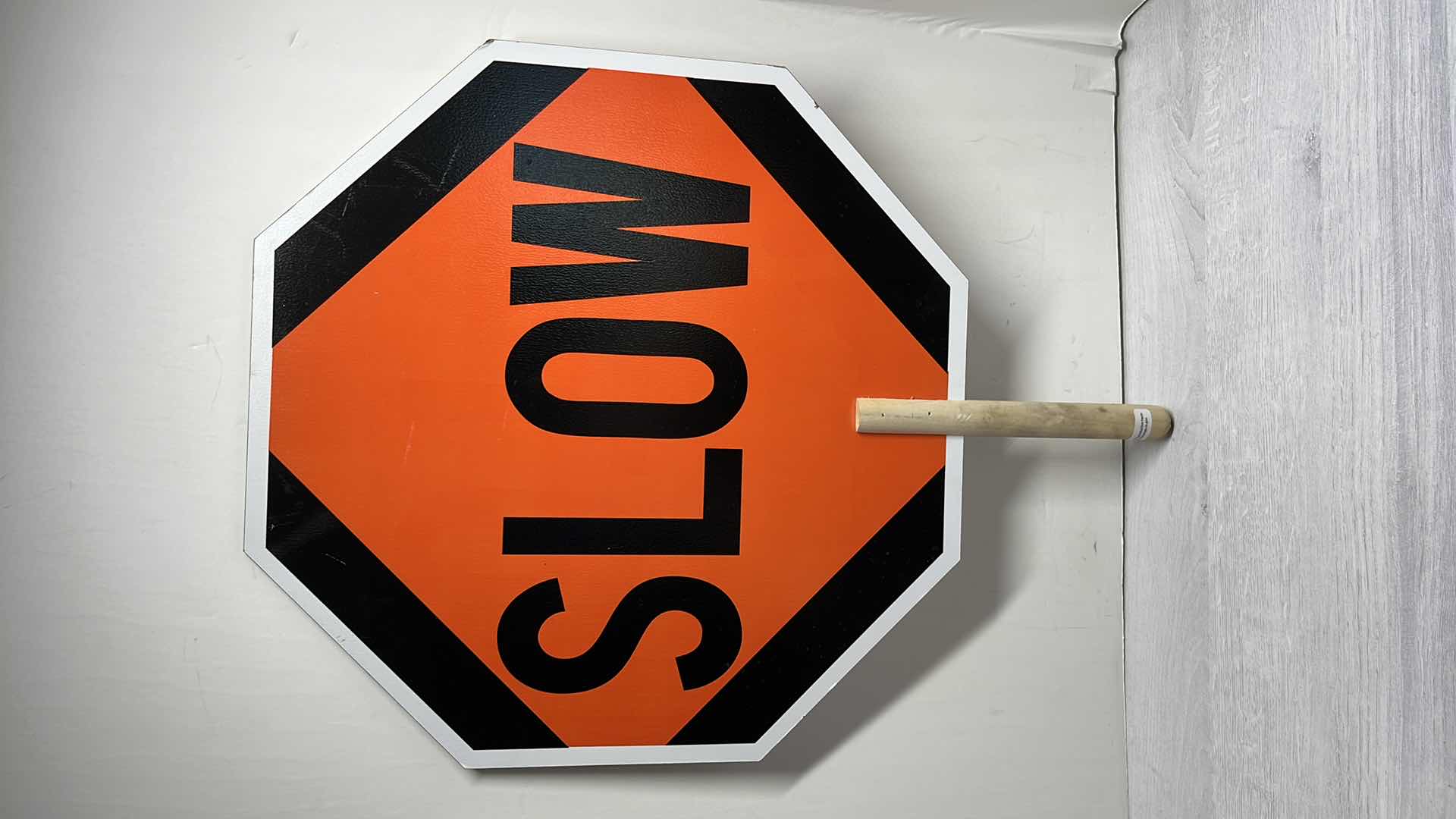 Photo 1 of NEW KISHIGO PREMIUM BLACK SERIES HEAVY DUTY ZIPPER SAFETY VEST ANSI 107 TYPE R CLASS 2 STYLE 1513 & HANDHELD CROSSING GUARD STOP/SLOW SIGN