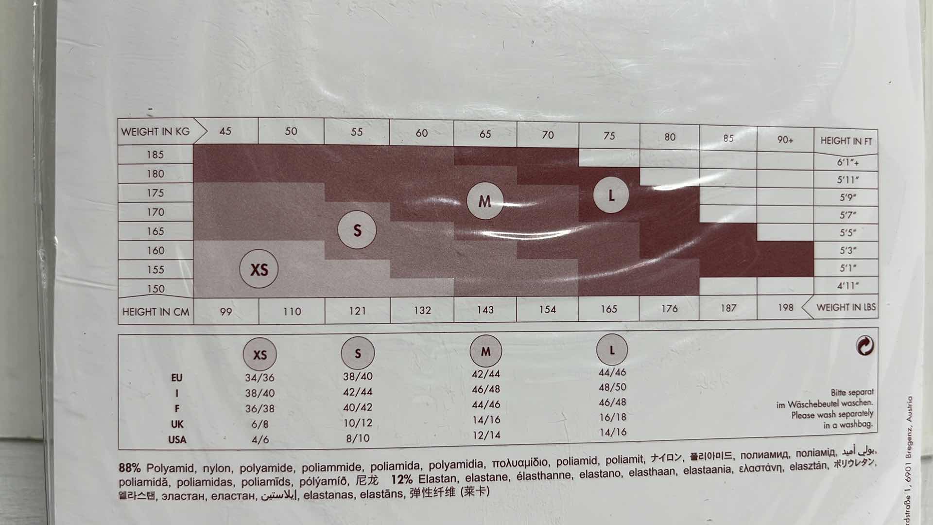 Photo 1 of NEW WOLFORD TIGHTS SIZE EXTRA SMALL (4)