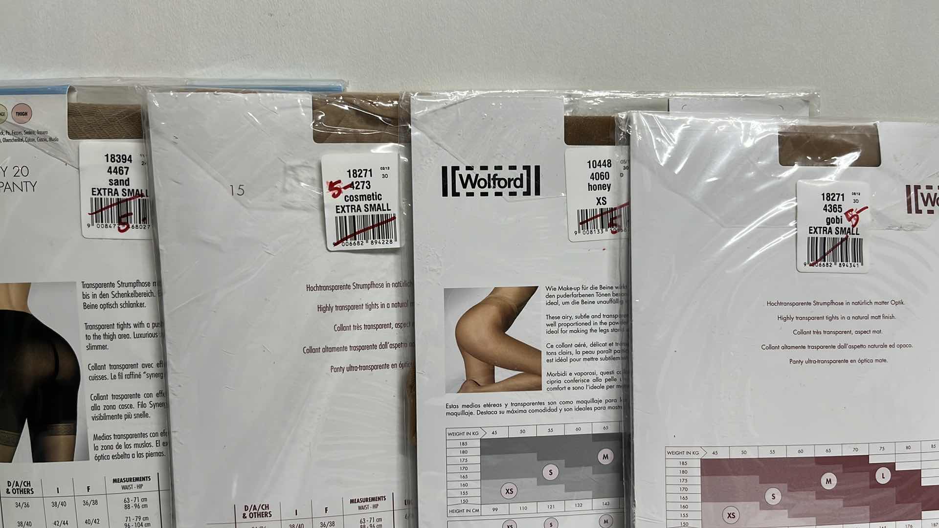 Photo 1 of NEW WOLFORD TIGHTS SIZE EXTRA SMALL (4)