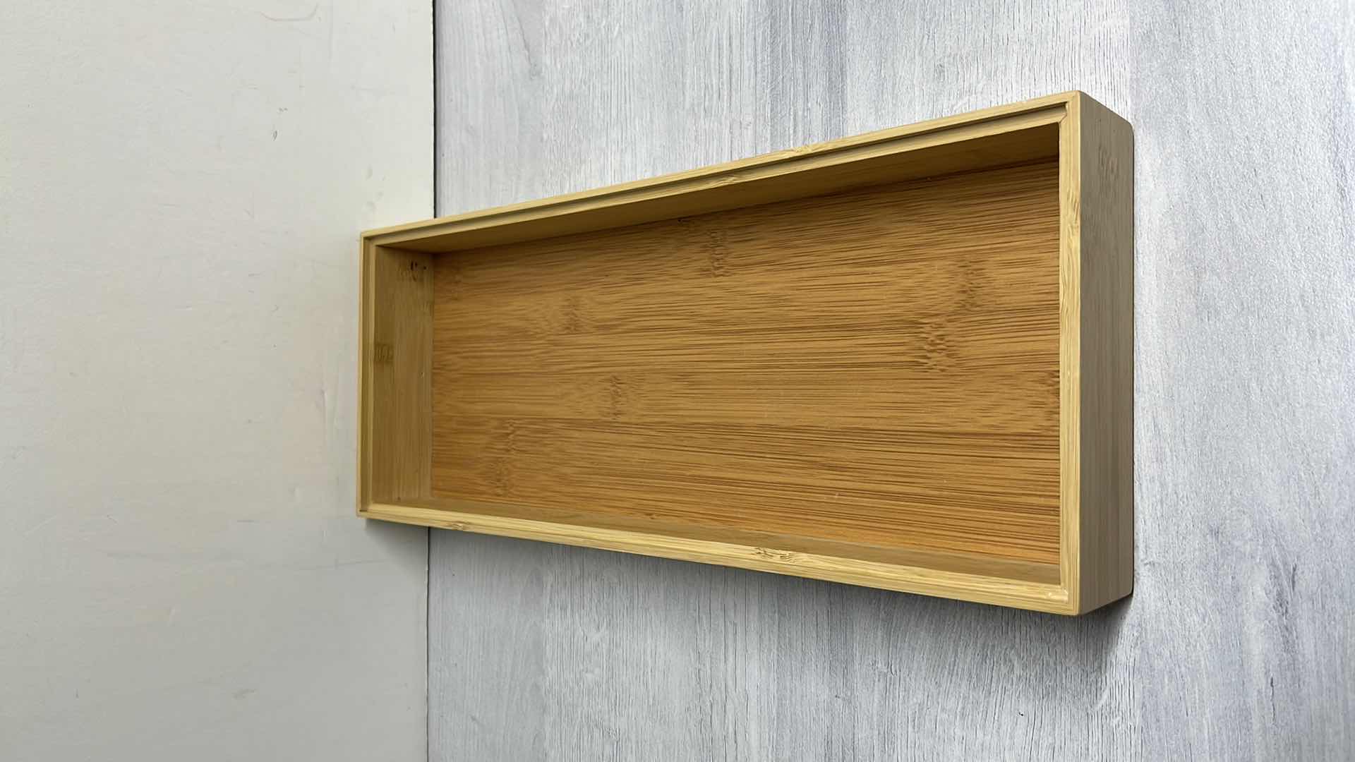 Photo 1 of THE CONTAINER STORE STACKABLE BAMBOO DRAWER ORGANIZERS (6 PCS)