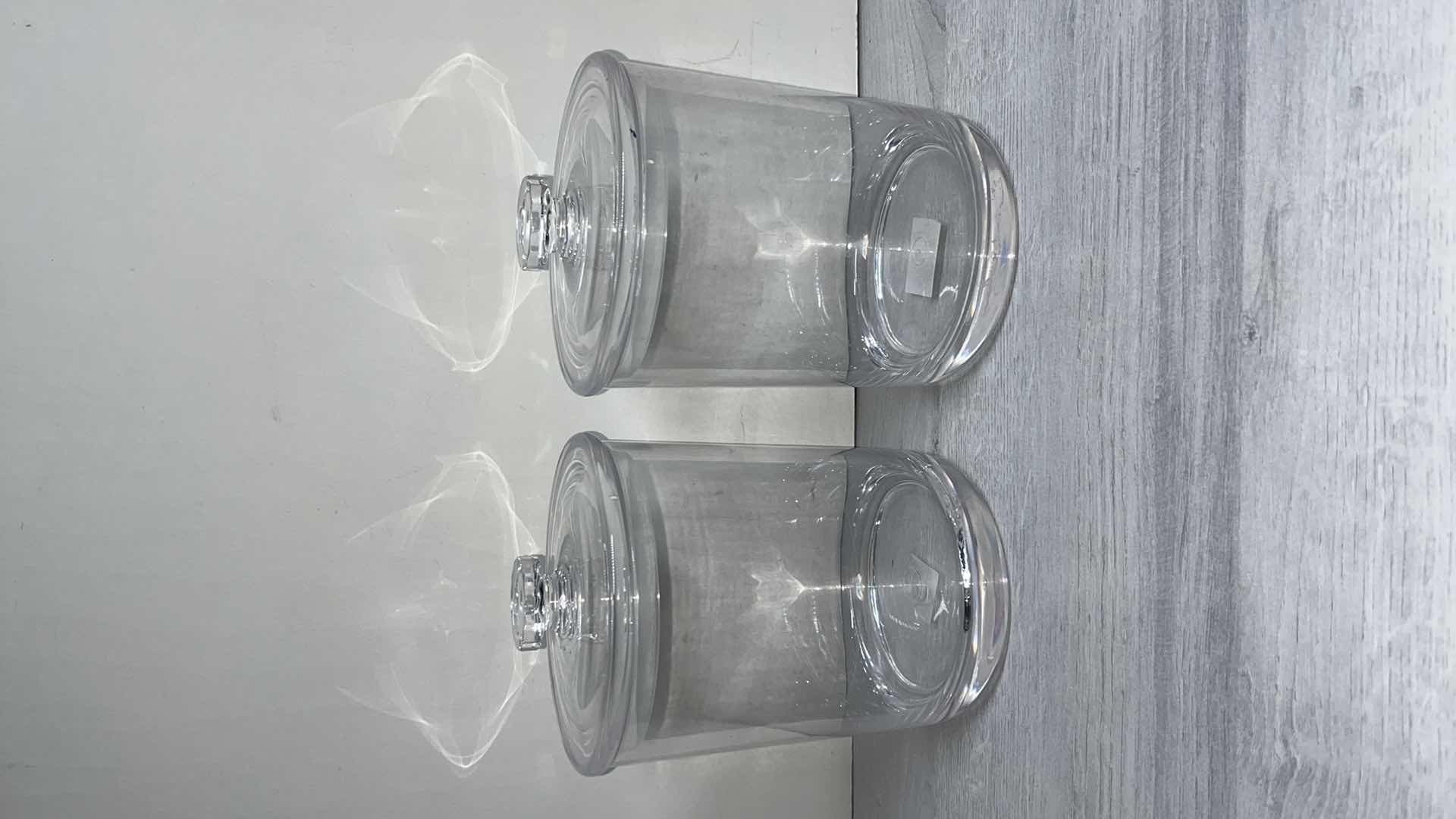 Photo 1 of ACRYLIC PITCHER AND CANISTERS W LID (5 PCS)