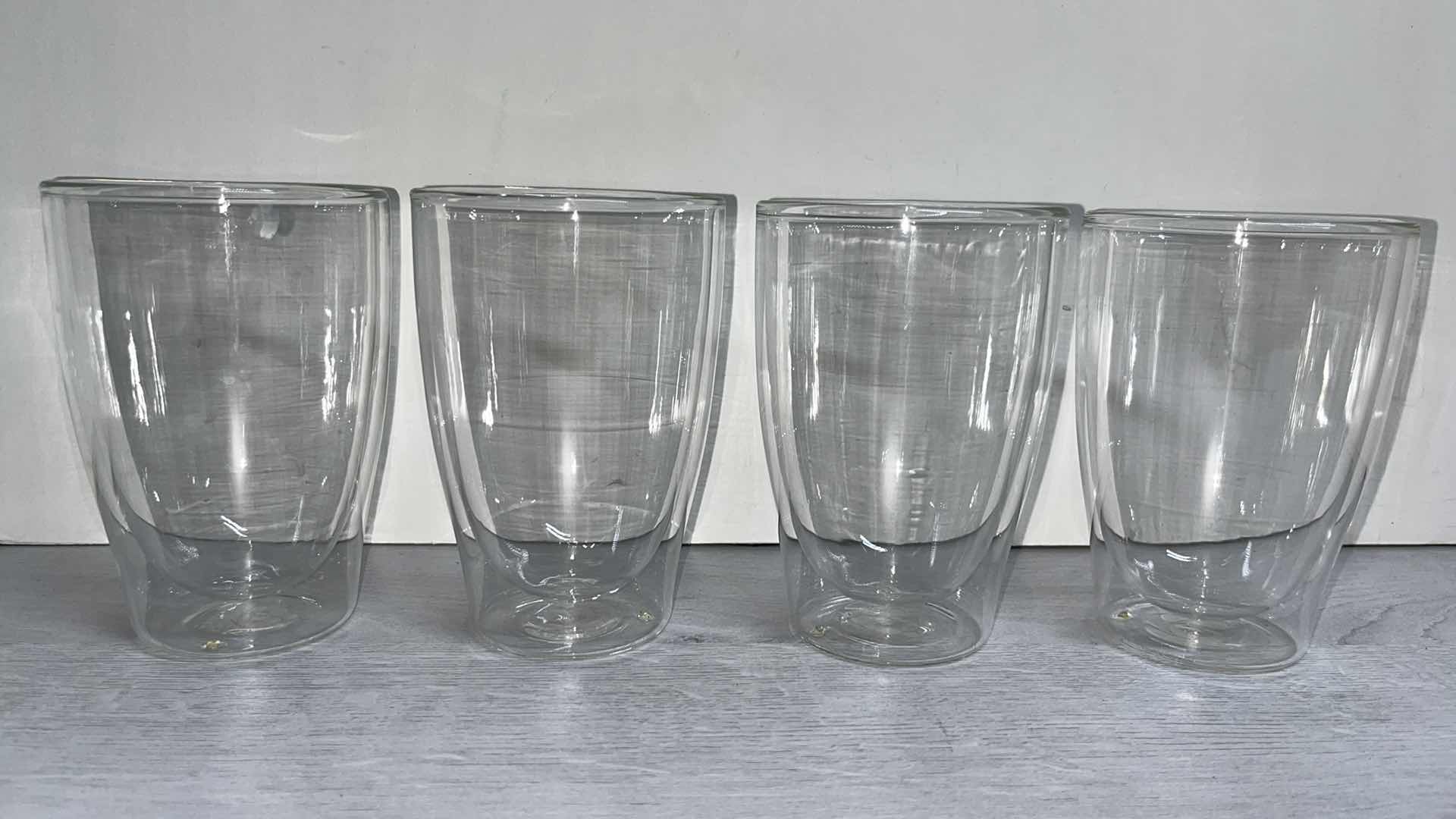 Photo 1 of TEAVANA DOUBLE WALL 5” HEAT RESISTANT GLASSES (4)