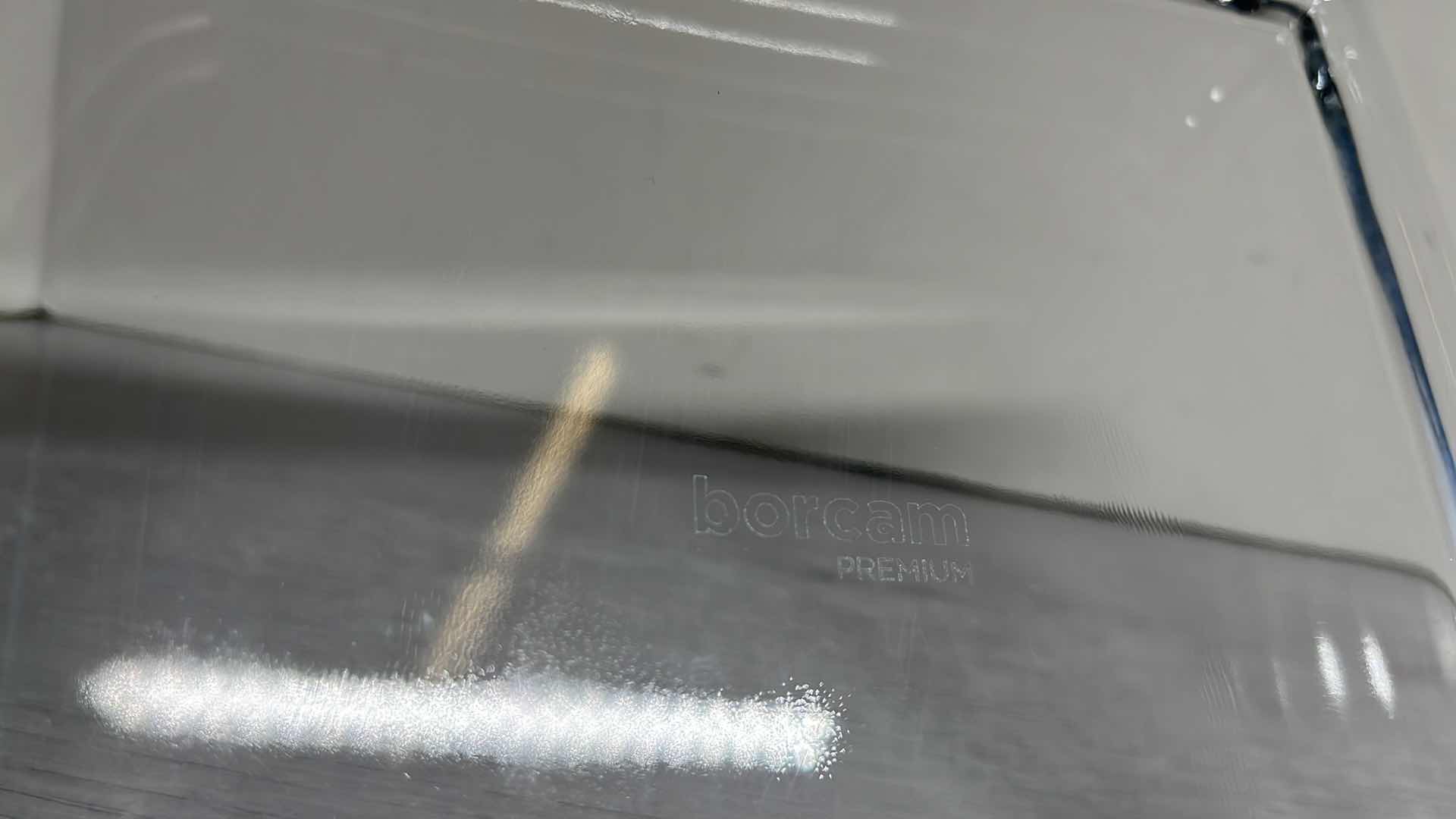 Photo 1 of PASABAHCE BORCAM PREMIUM SQUARE 9” X 9” CLEAR BAKING DISH