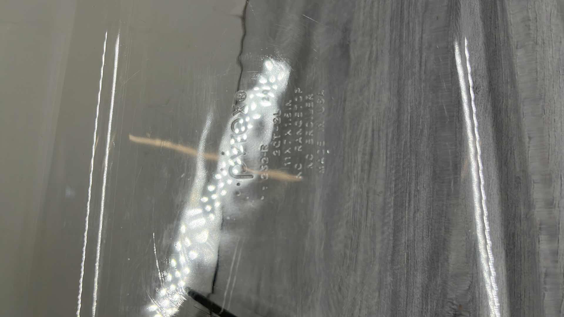 Photo 1 of PYREX CLEAR RECTANGULAR BAKING DISHES W HANDLES 2QT & 3QT (2)